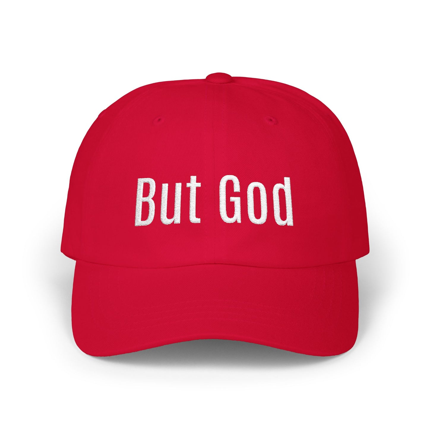 "But God" Embroidered Low Profile Baseball Cap - Casual Hat for Every Day