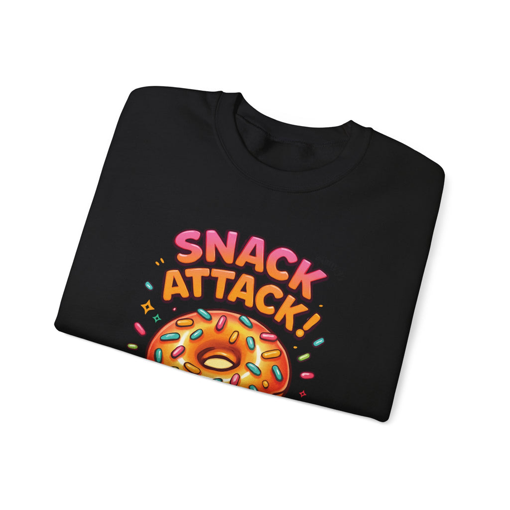 Snack Attack Donut Sprinkles Colorful Unisex Heavy Blend™ Crewneck Sweatshirt
