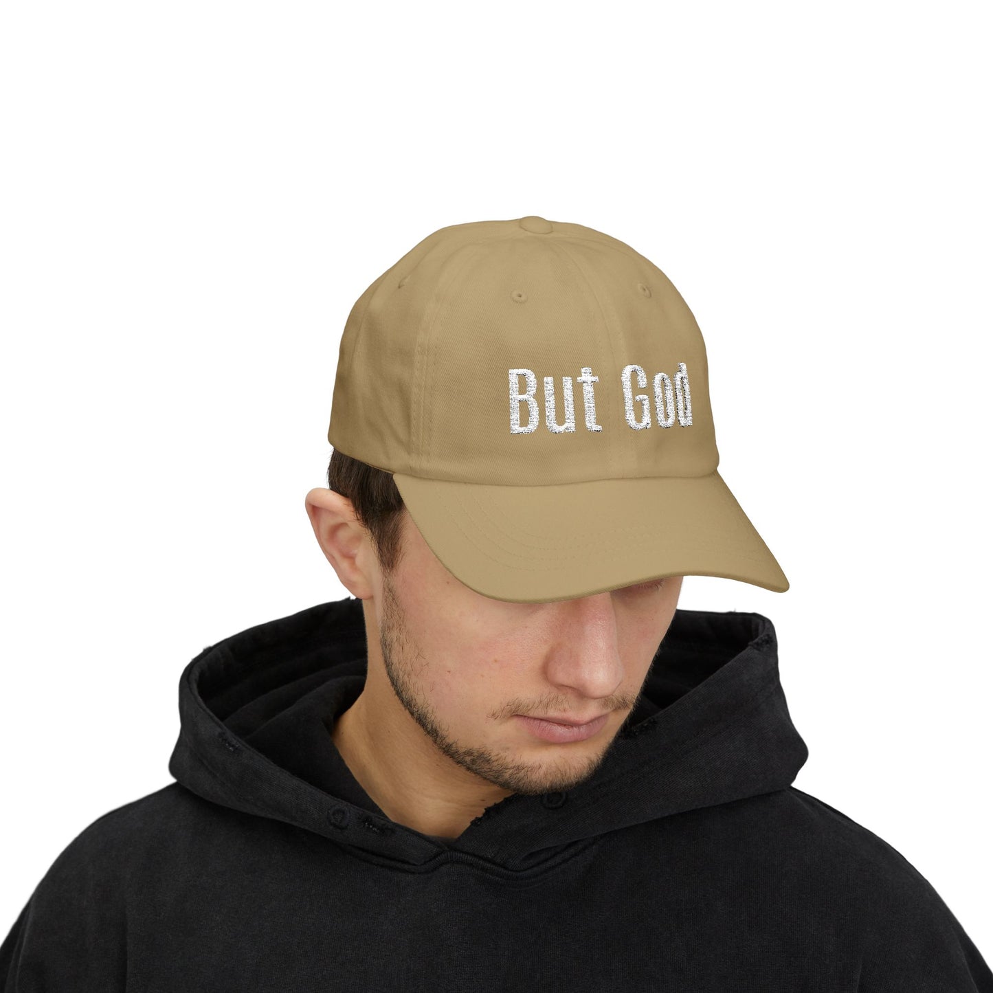 "But God" Embroidered Low Profile Baseball Cap - Casual Hat for Every Day