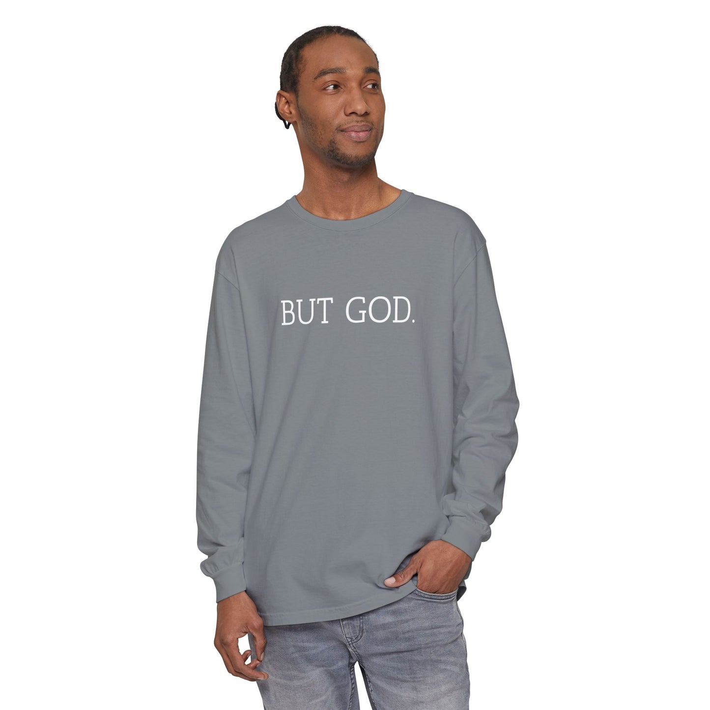 Garment-Dyed Long Sleeve Tee - Faith-Inspired Design, Comfortable Casual Wear, Perfect for Everyday & Gift Giving, Religious Apparel, [...]
