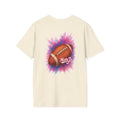 Color Splash Football Vibes Unisex T-Shirt, Women's, Perfect for Game Day Celebrations