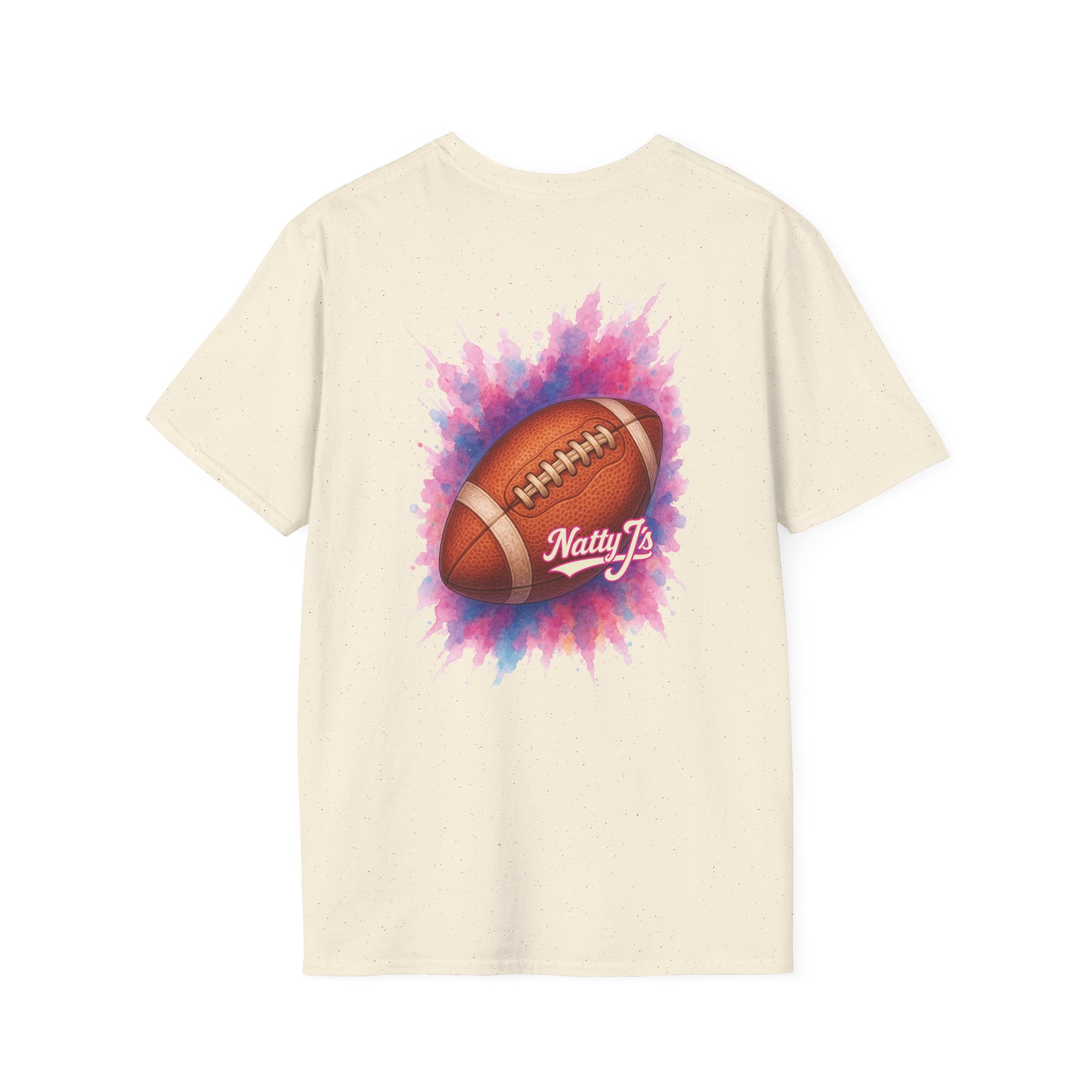 Color Splash Football Vibes Unisex T-Shirt, Women's, Perfect for Game Day Celebrations