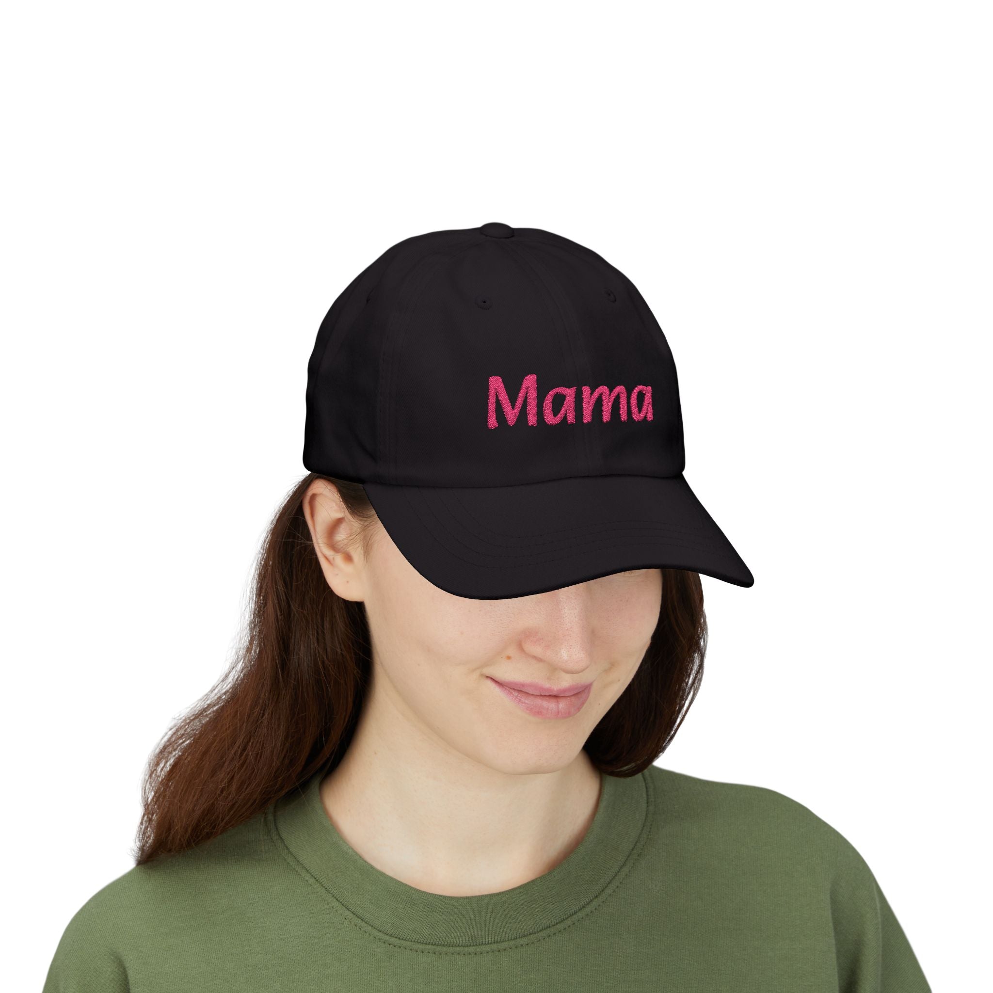 Stylish “Mama” Embroidered Classic Dad Cap | Perfect Gift for Fathers' Day, Casual Outing, Family Gatherings, Trendy Accessory, Unisex Hat
