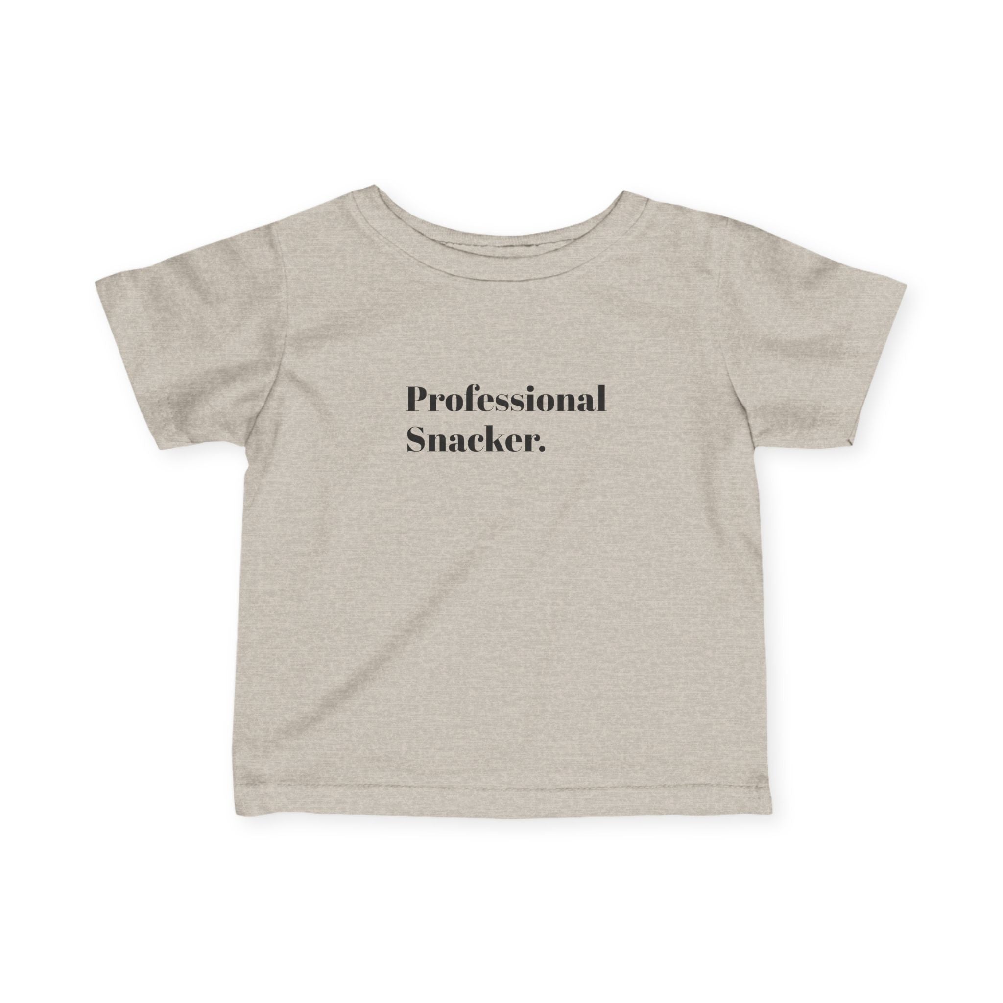 Professional Snacker Infant Tee, Cute Baby Shirt, Adorable Toddler Apparel, Unique Baby Gift, Fun Snack Lover Shirt