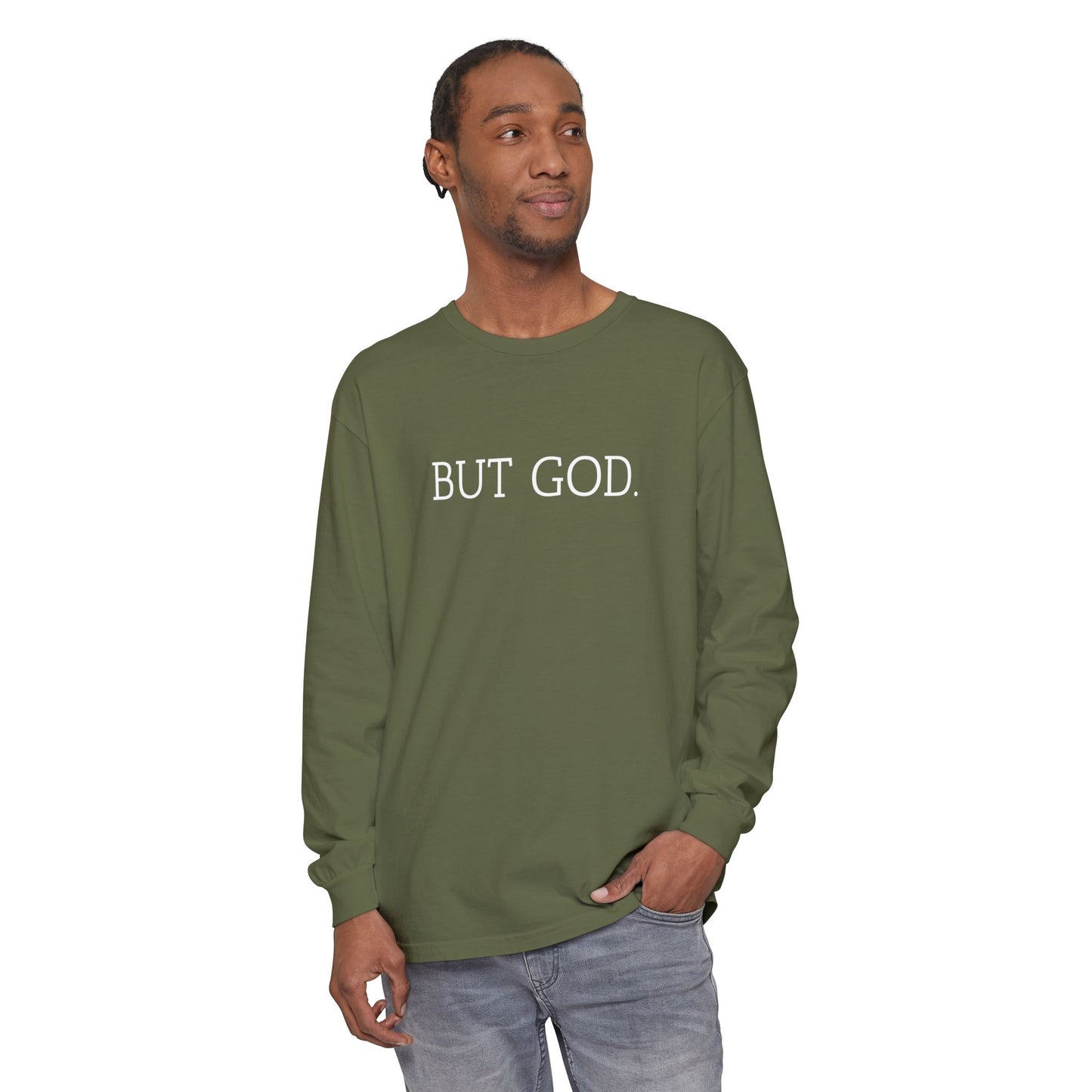 Garment-Dyed Long Sleeve Tee - Faith-Inspired Design, Comfortable Casual Wear, Perfect for Everyday & Gift Giving, Religious Apparel, [...]