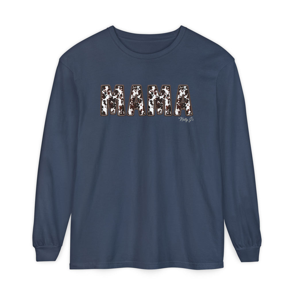 MAMA Cowhide Long Sleeve T-Shirt