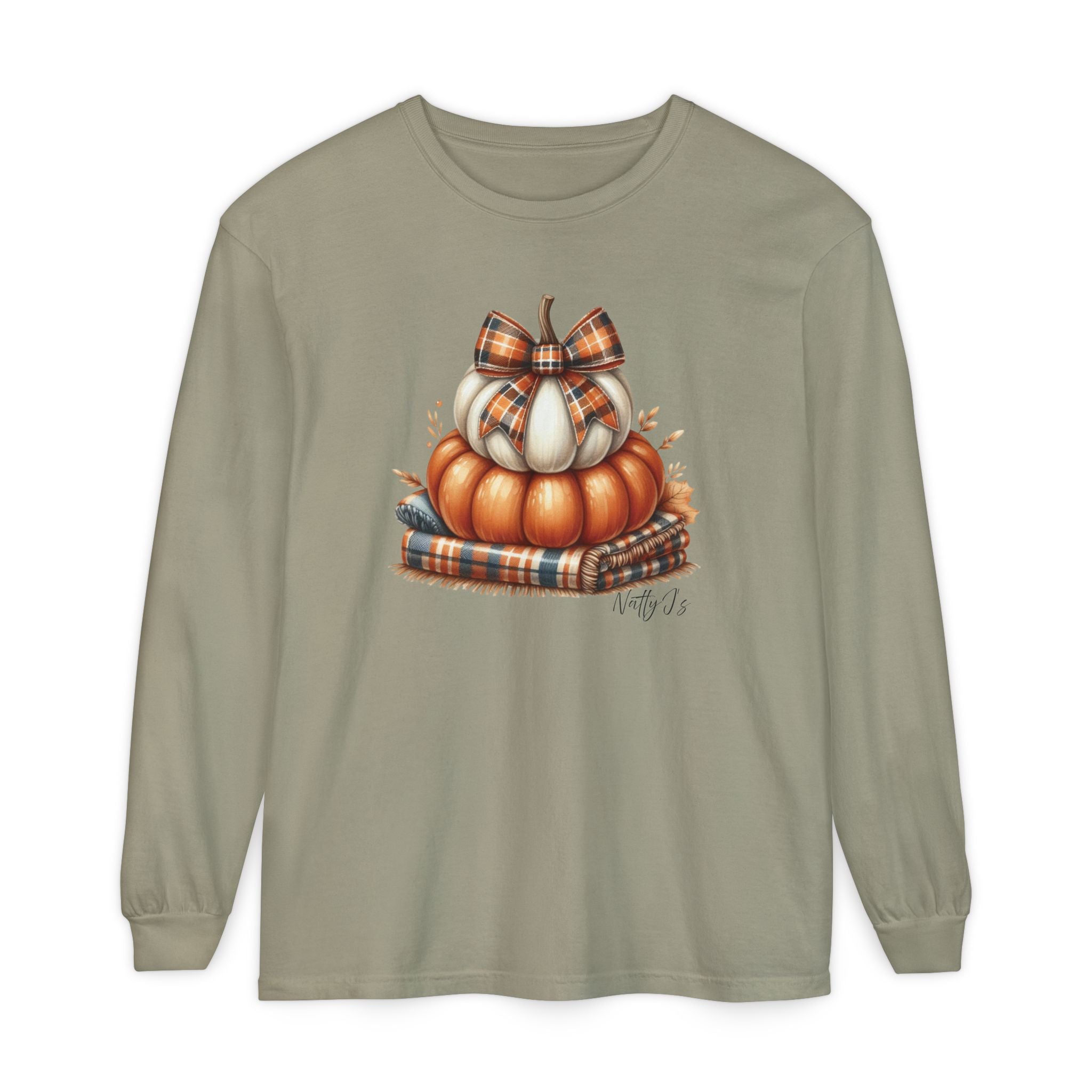 Fall-Inspired Pumpkin Women's Long Sleeve T-Shirt