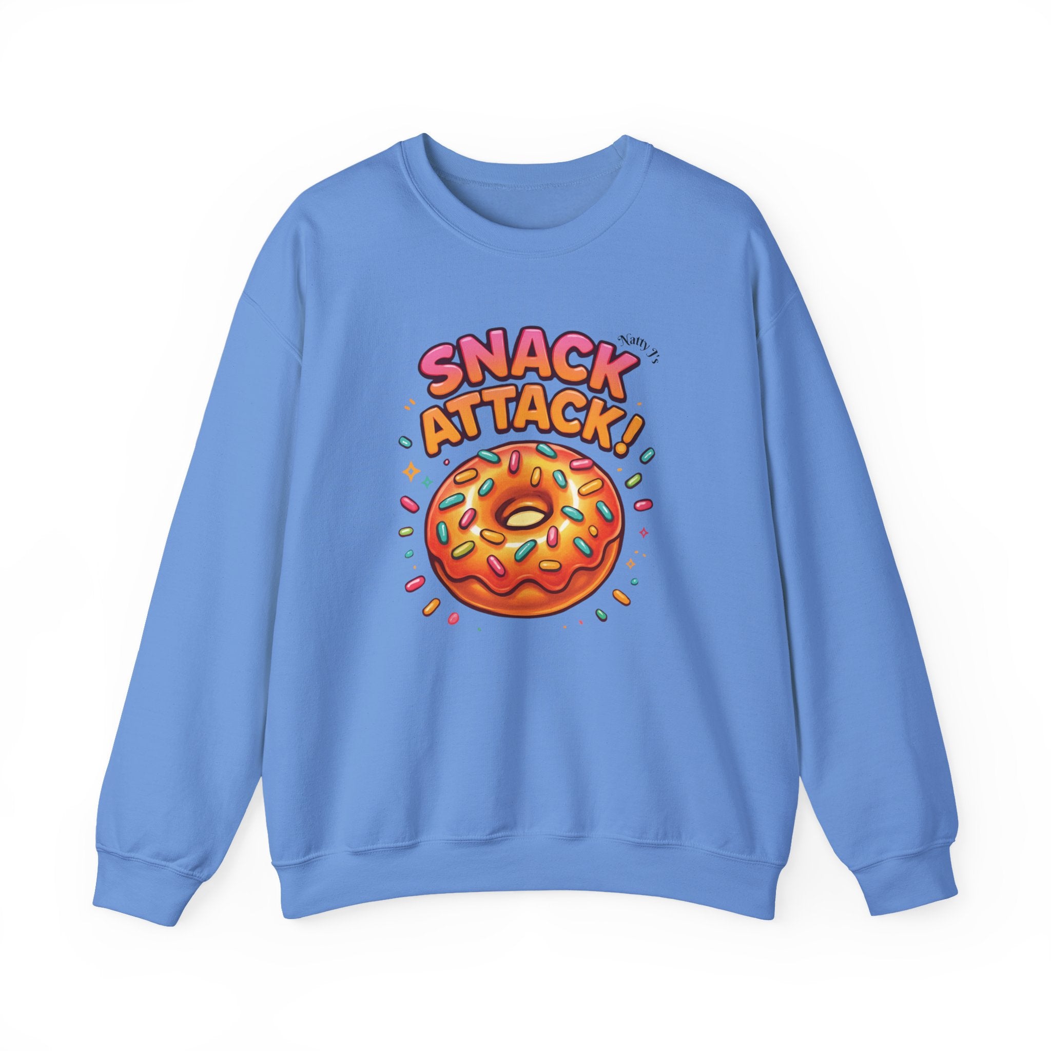 Snack Attack Donut Sprinkles Colorful Unisex Heavy Blend™ Crewneck Sweatshirt