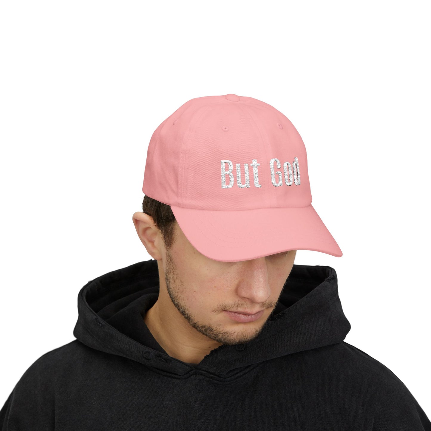 "But God" Embroidered Low Profile Baseball Cap - Casual Hat for Every Day