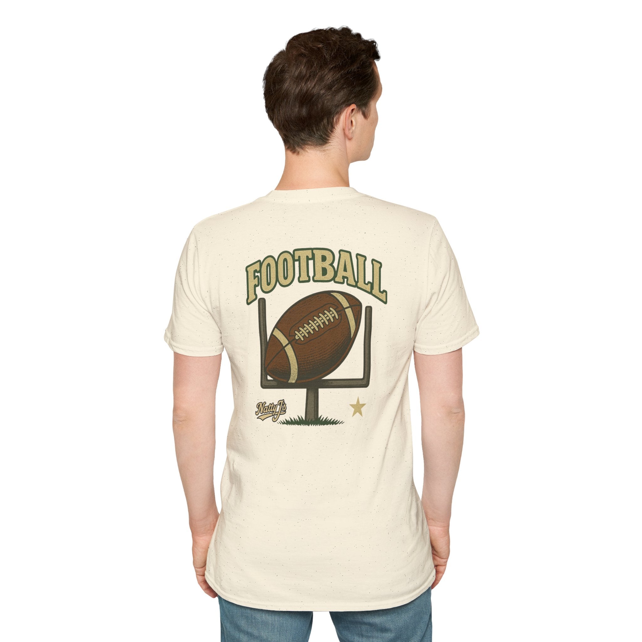 Football Mens Softstyle T-Shirt - Perfect for Game Day and Casual Wear