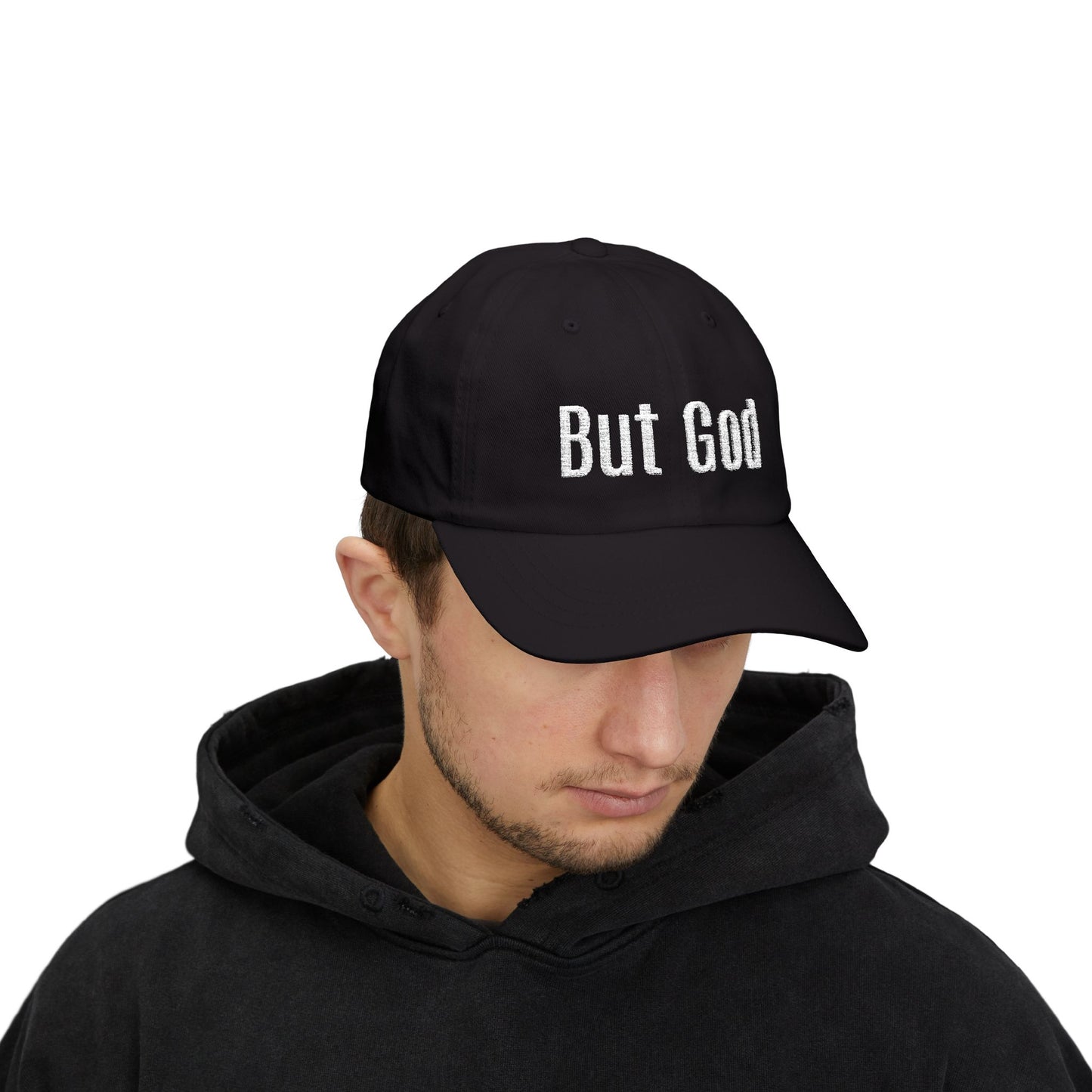 "But God" Embroidered Low Profile Baseball Cap - Casual Hat for Every Day