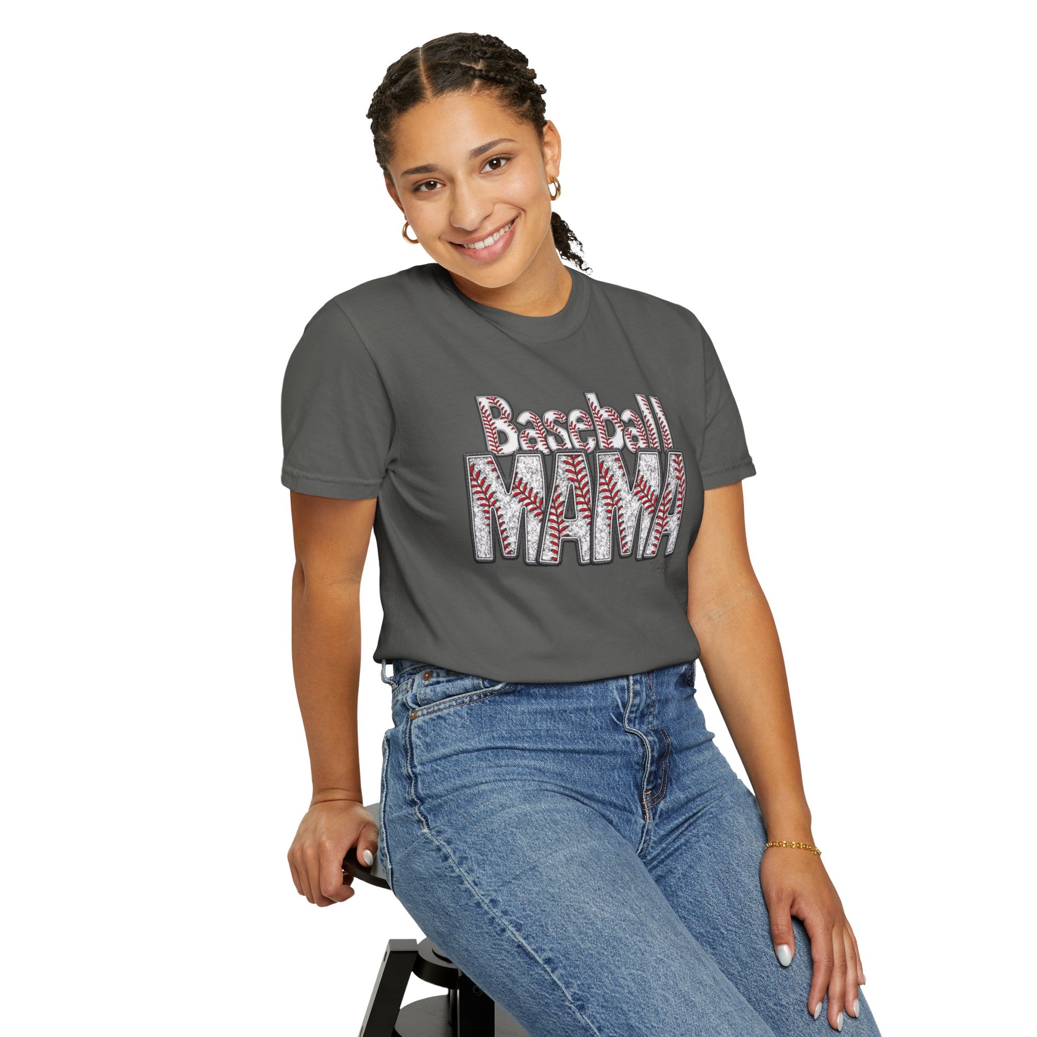 Baseball Mama Shirt for Women – Cute Baseball Mom Graphic Tee | Game Day Baseball Mom T-Shirt