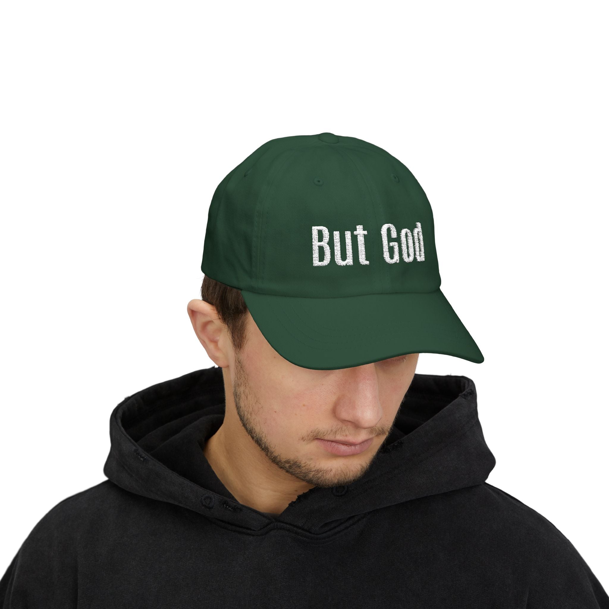 "But God" Embroidered Low Profile Baseball Cap - Casual Hat for Every Day