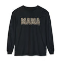 Mama Leopard Print Long Sleeve T-shirt