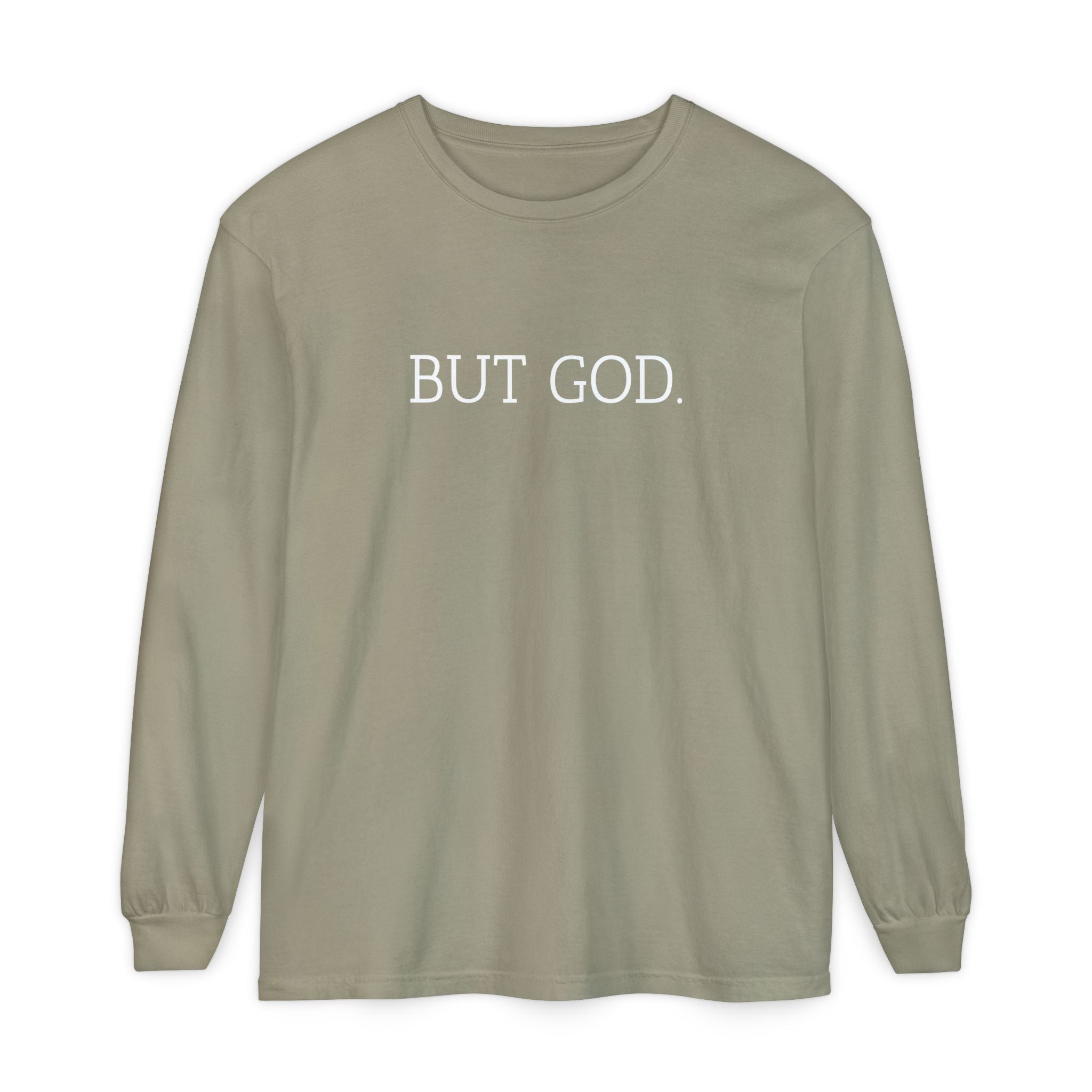 Garment-Dyed Long Sleeve Tee - Faith-Inspired Design, Comfortable Casual Wear, Perfect for Everyday & Gift Giving, Religious Apparel, [...]