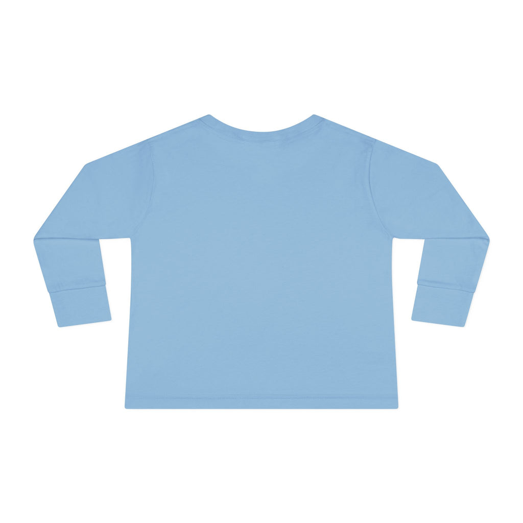 Camo Keeps Me Hidden Long Sleeve Toddler Tee