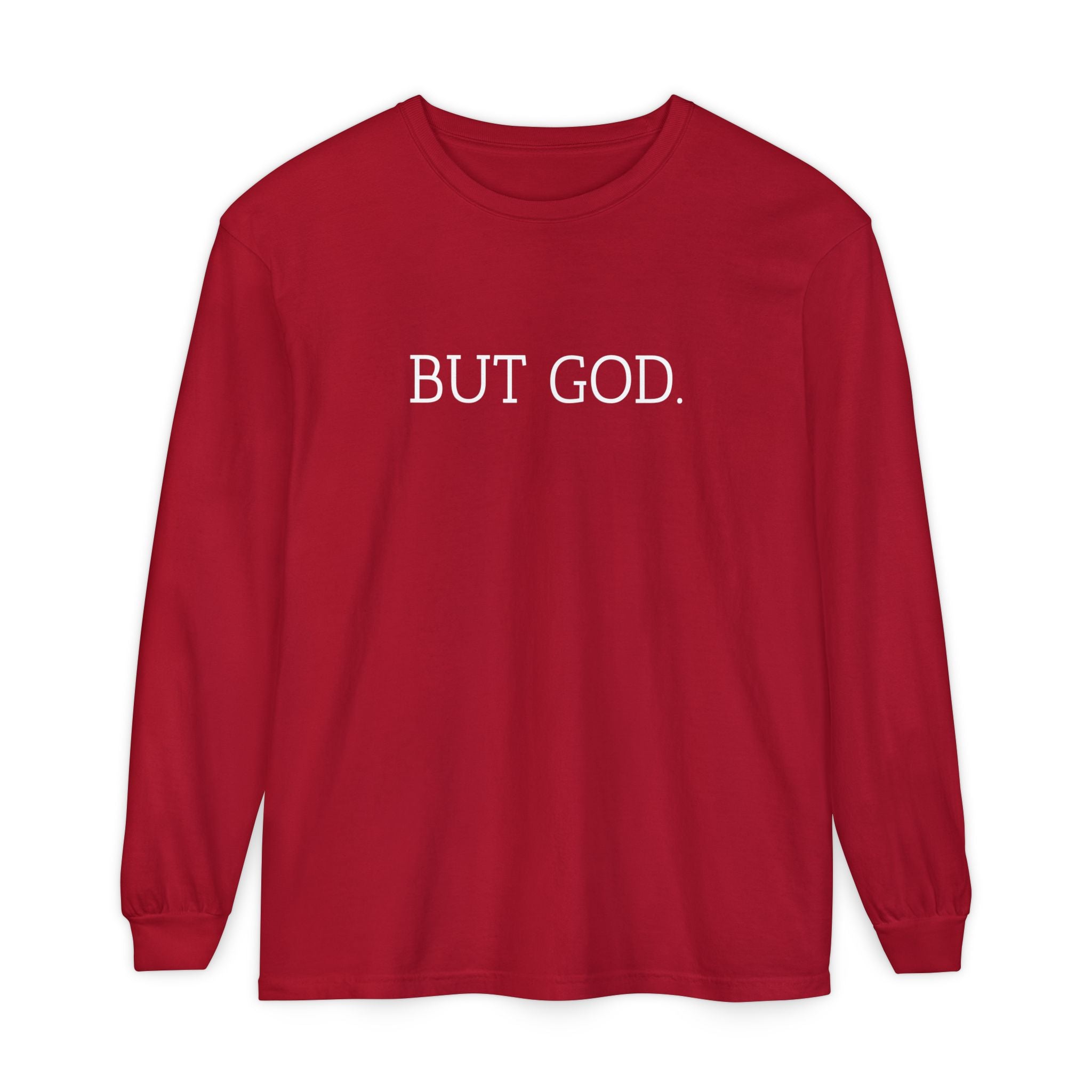 Garment-Dyed Long Sleeve Tee - Faith-Inspired Design, Comfortable Casual Wear, Perfect for Everyday & Gift Giving, Religious Apparel, [...]