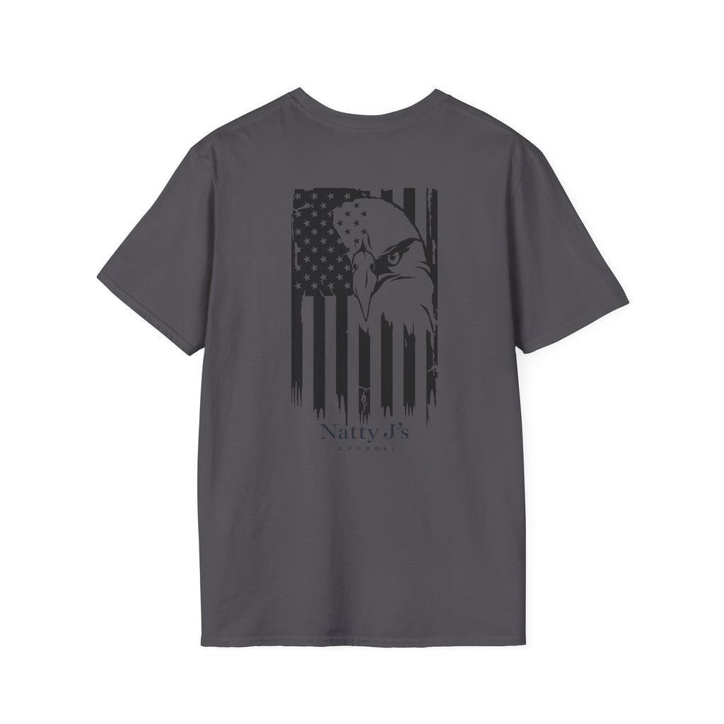 Natty J’s Freedom Eagle Flag Men's T-Shirt