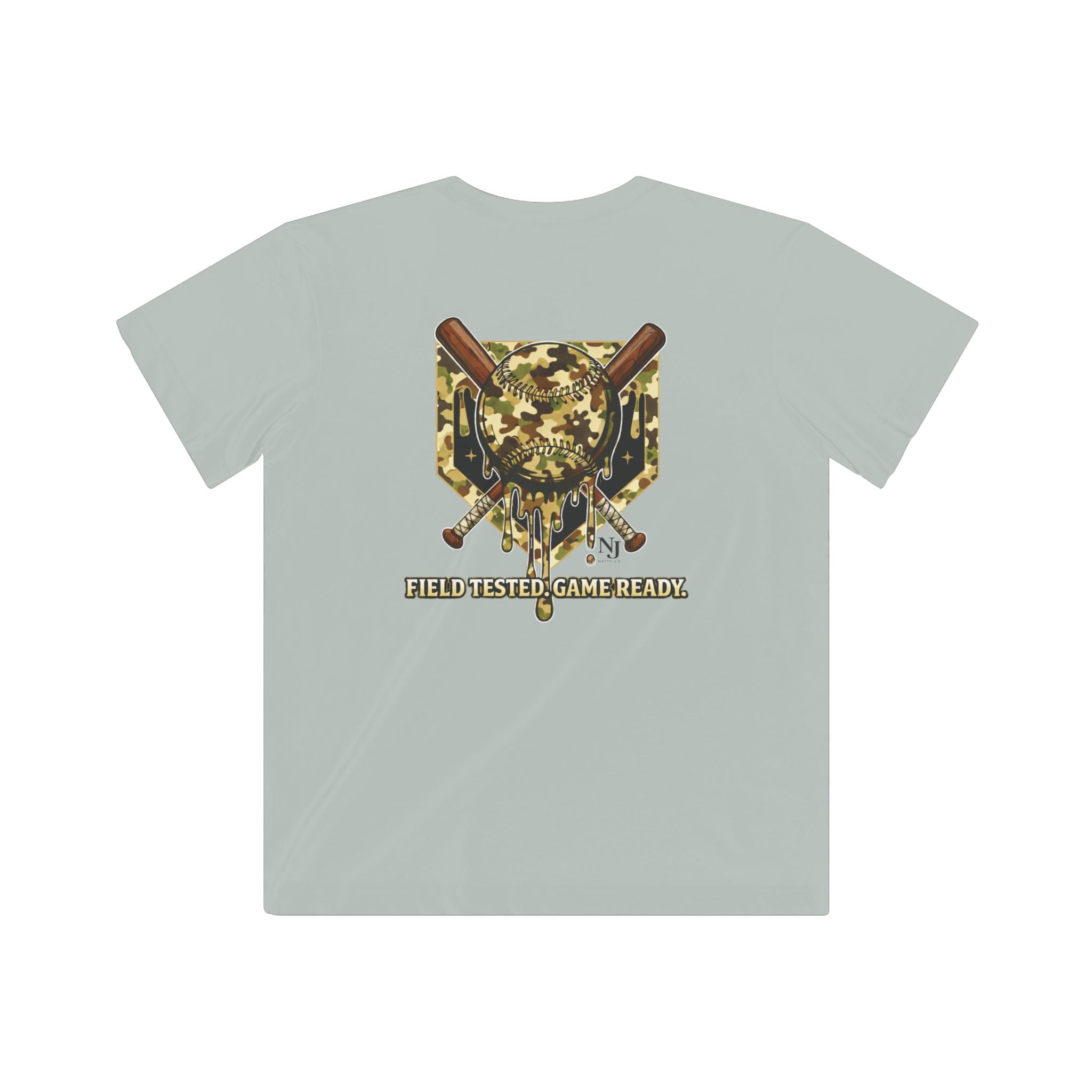 Natty J’s Apparel Youth Camo Baseball T-Shirt