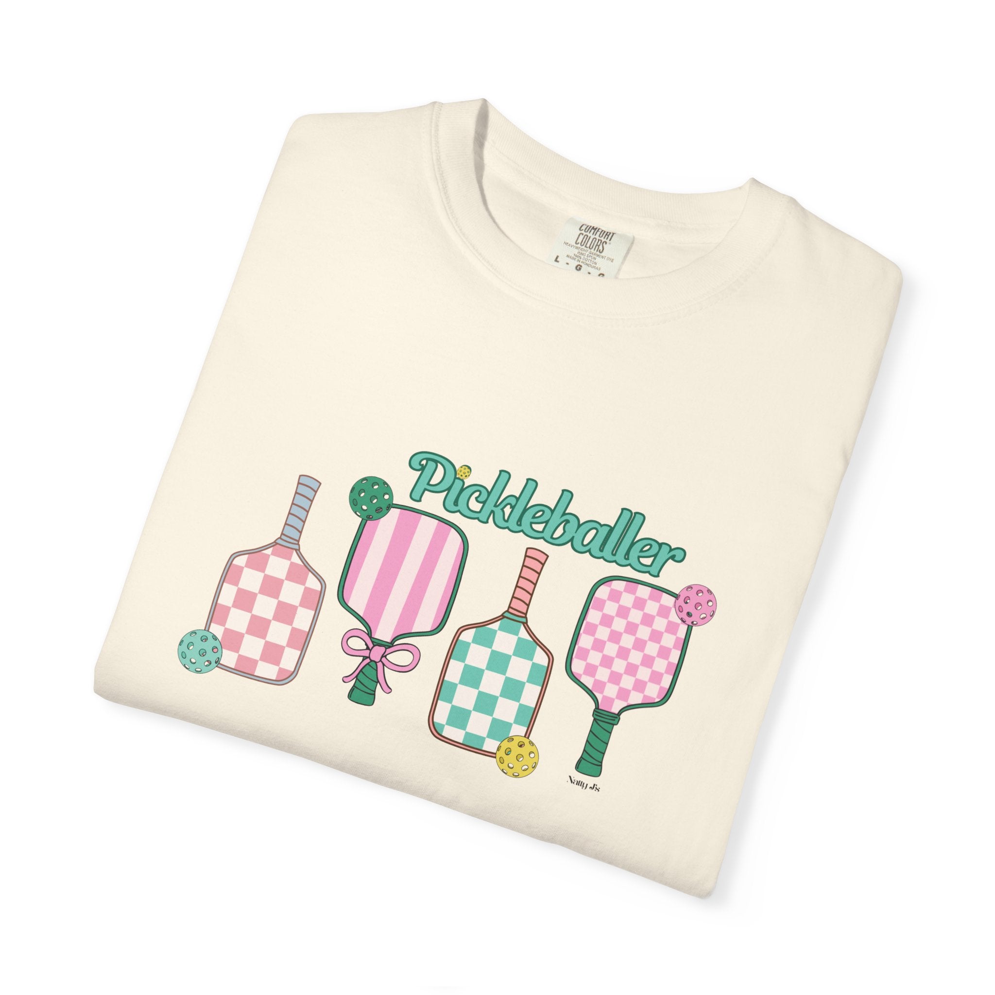 Outlined Pickleballer T-Shirt