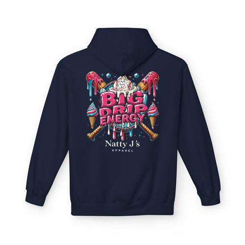 Big Drip Energy Men's Baseball Hoodie