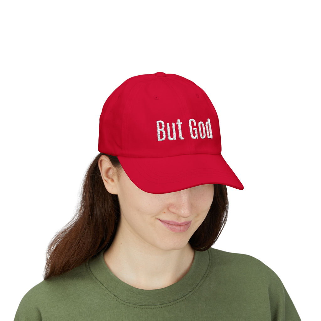 "But God" Embroidered Low Profile Baseball Cap - Casual Hat for Every Day