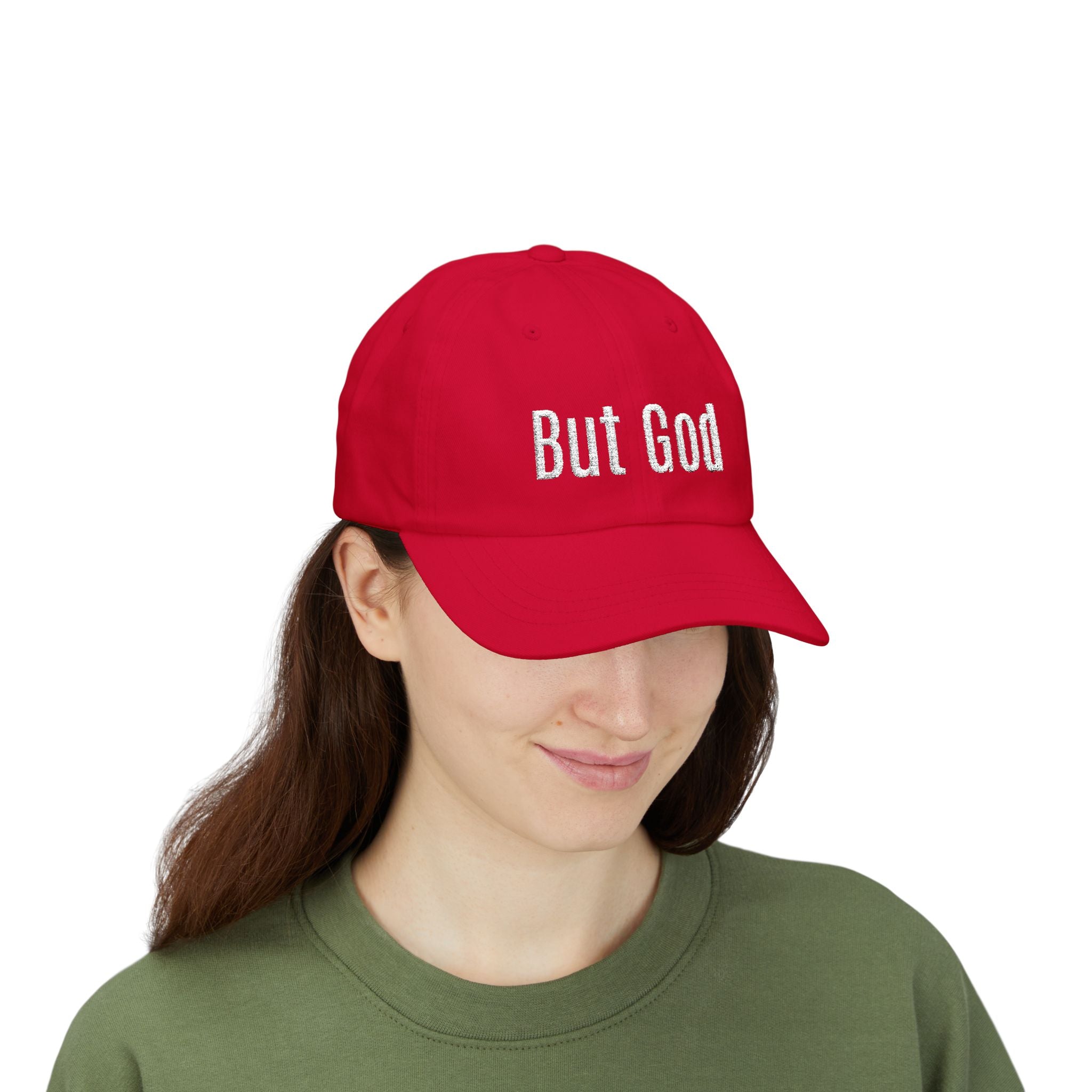 "But God" Embroidered Low Profile Baseball Cap - Casual Hat for Every Day