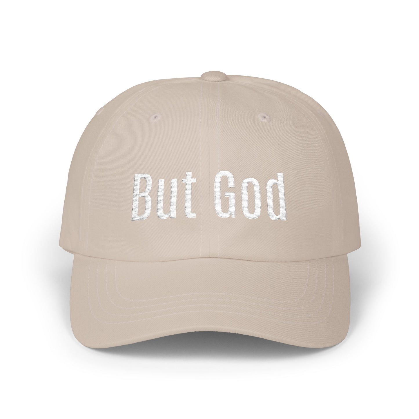 "But God" Embroidered Low Profile Baseball Cap - Casual Hat for Every Day