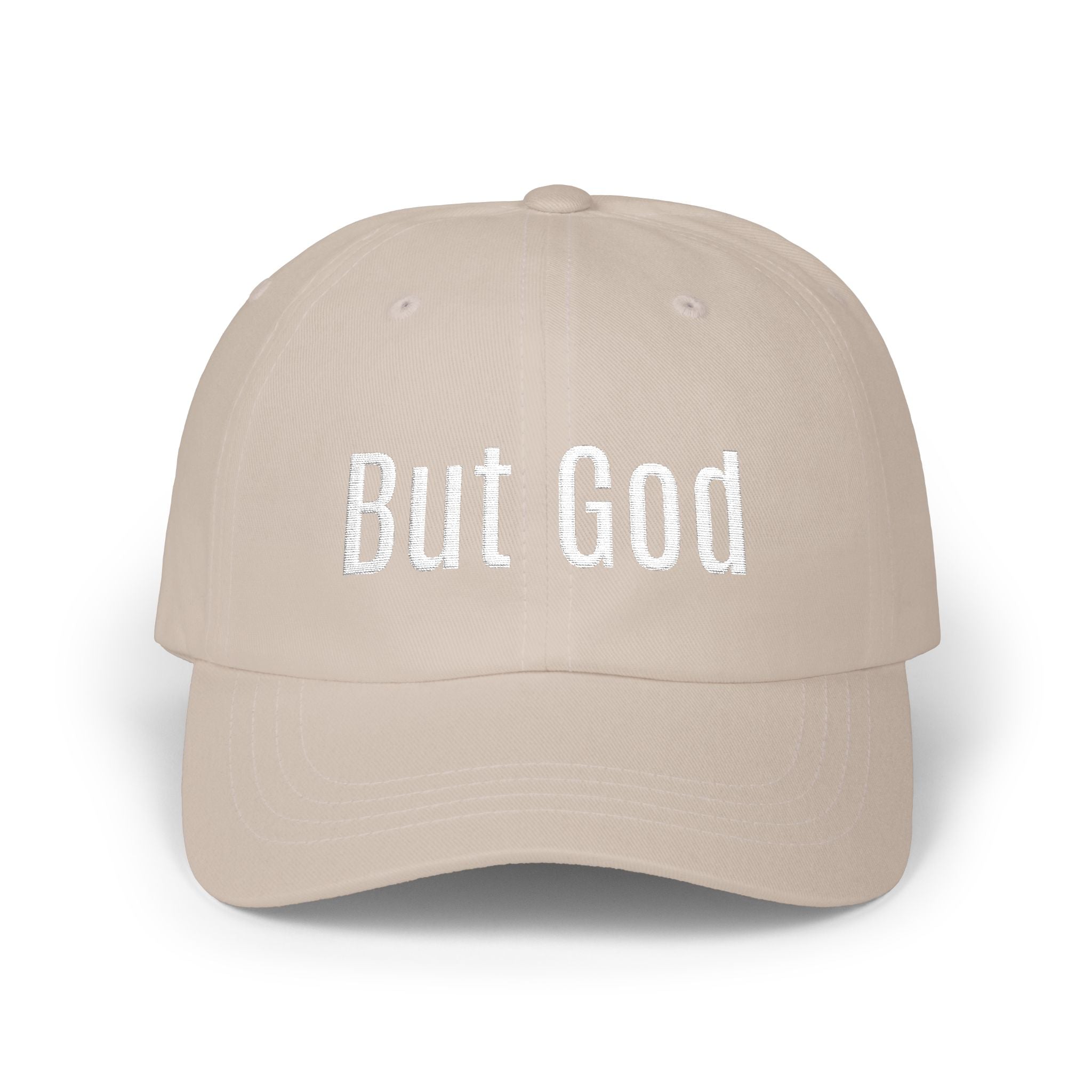 "But God" Embroidered Low Profile Baseball Cap - Casual Hat for Every Day
