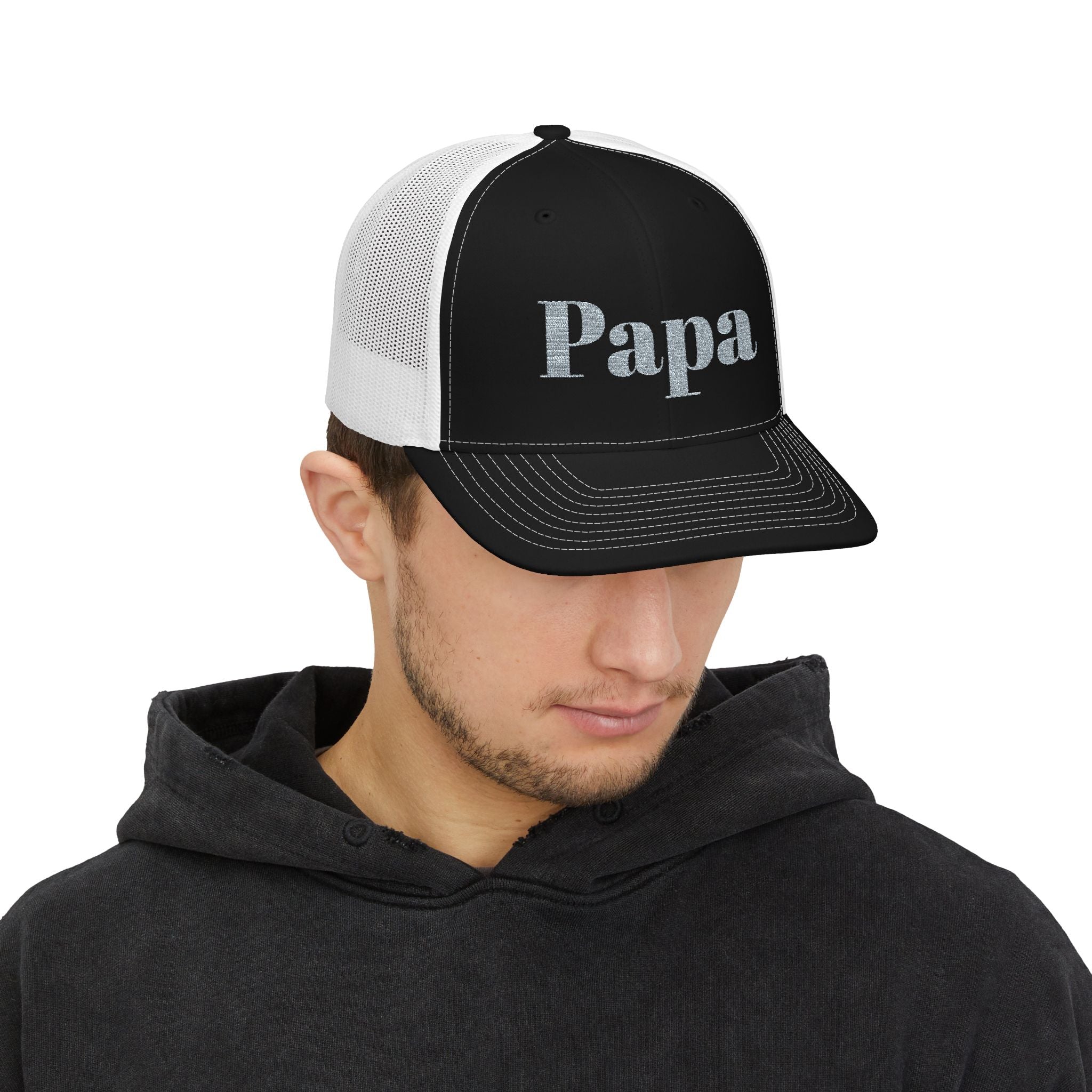 Papa Snapback Trucker Cap - Fun Gift for Dads, Father's Day Hat, Casual Accessories, Family Gatherings, Stylish Headwear