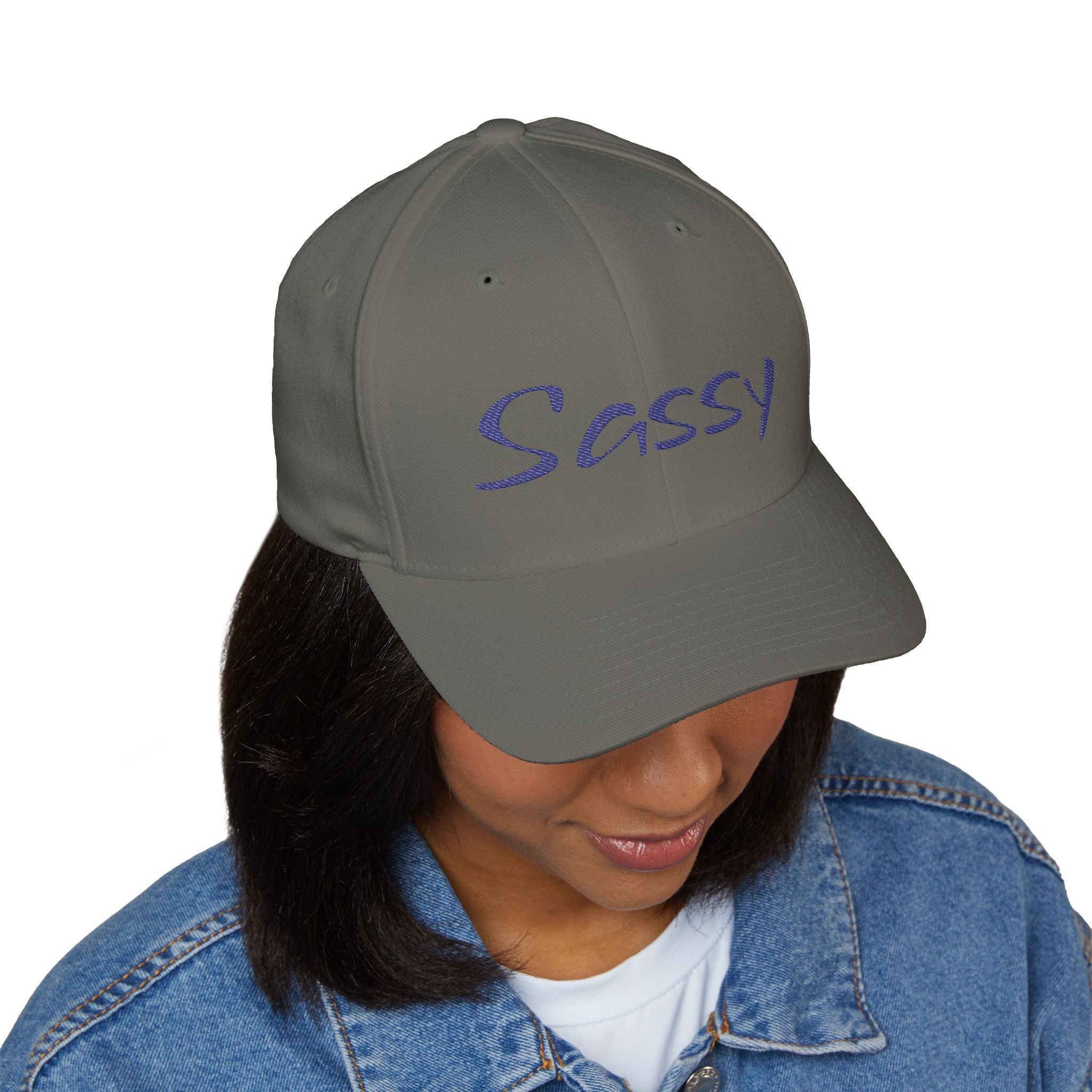 Sassy Embroidered Cap - Trendy Dad Hat, Gift for Her, Casual Accessory, Summer Outing, Fashion Statement