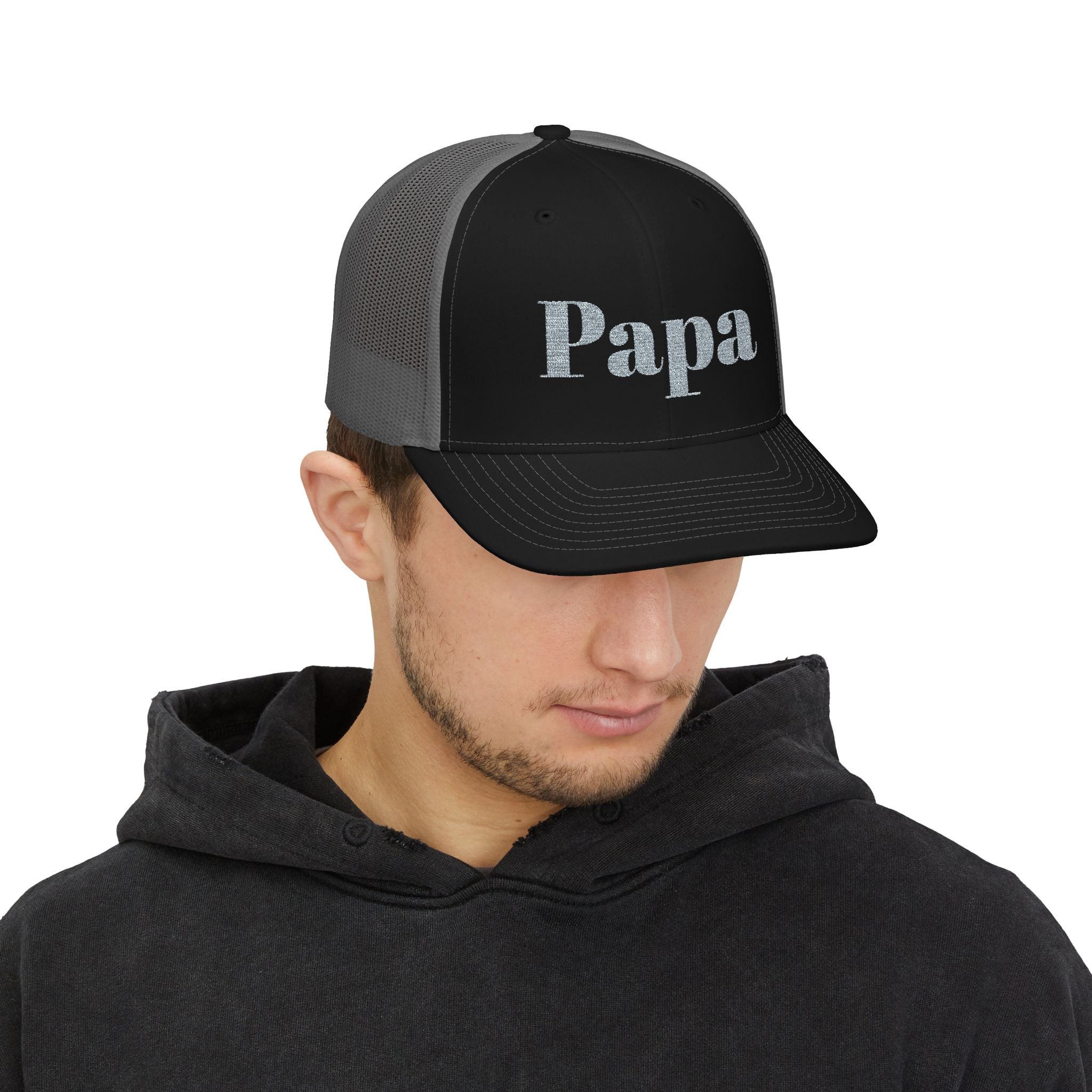 Papa Snapback Trucker Cap - Fun Gift for Dads, Father's Day Hat, Casual Accessories, Family Gatherings, Stylish Headwear