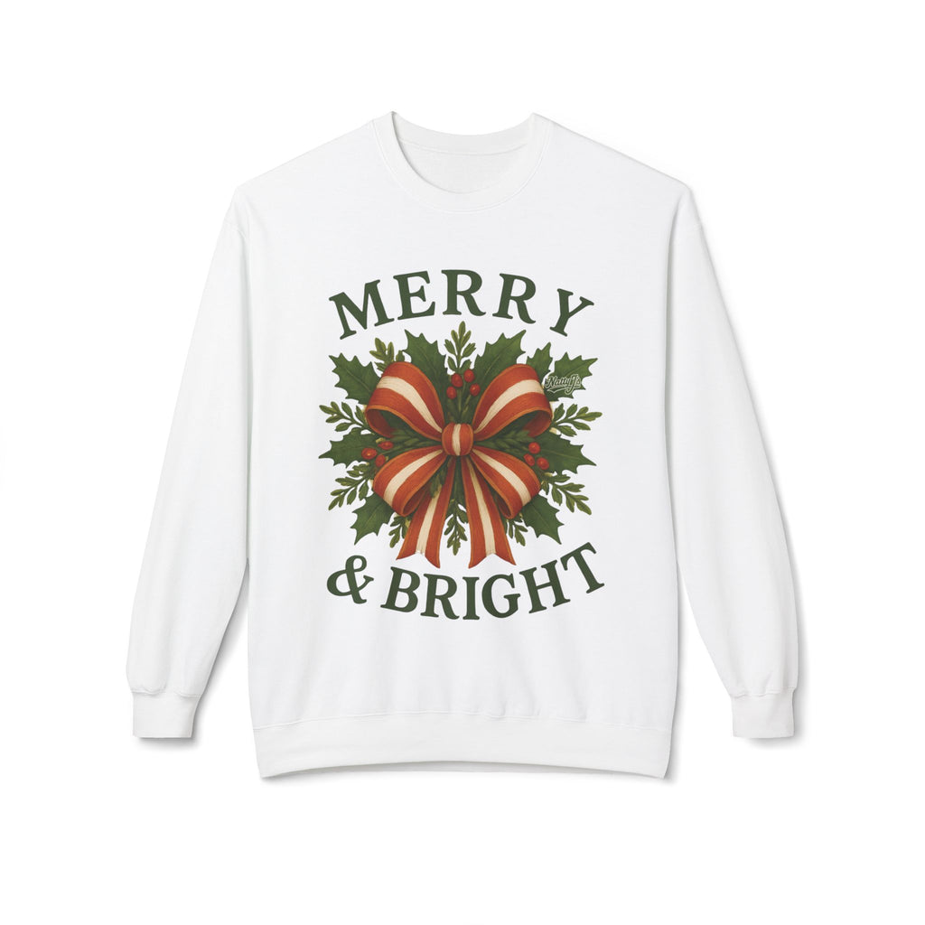 Merry & Bright Christmas Crewneck Sweatshirt