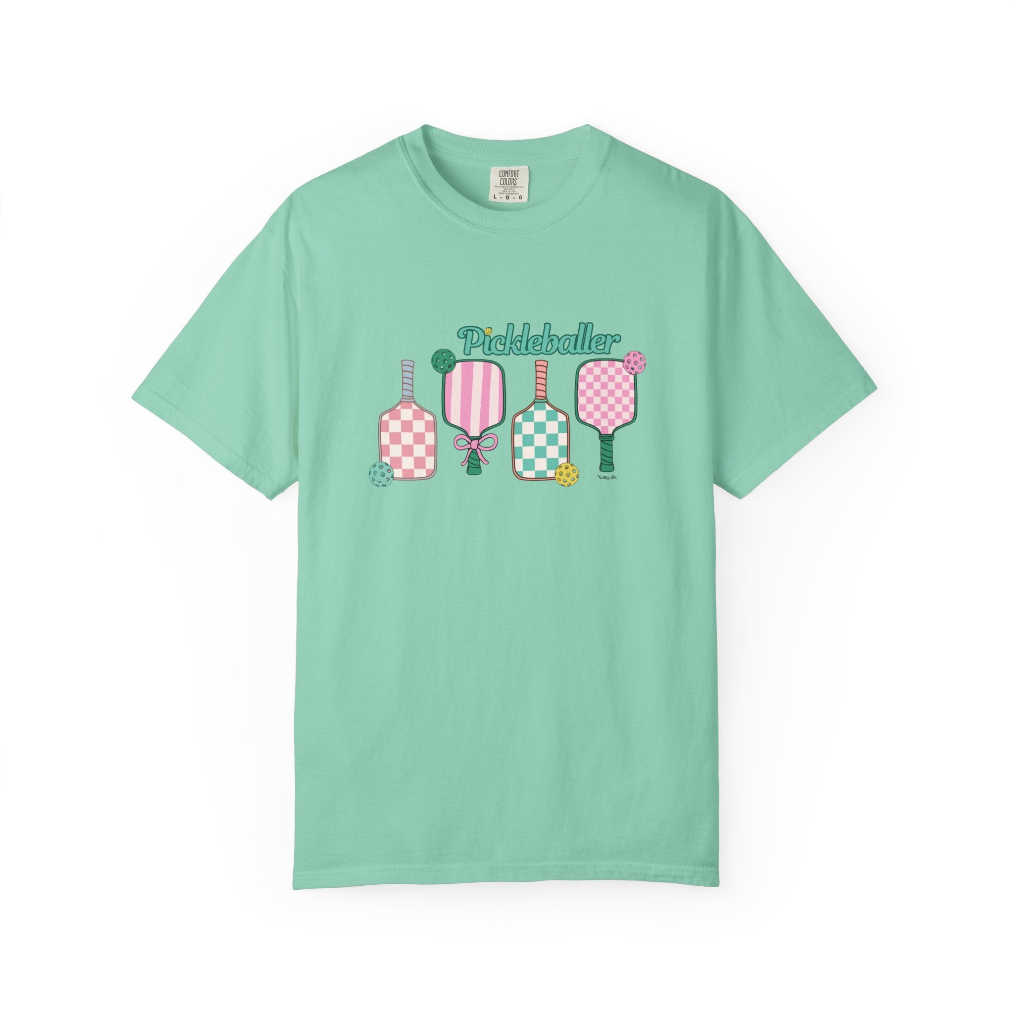Outlined Pickleballer T-Shirt