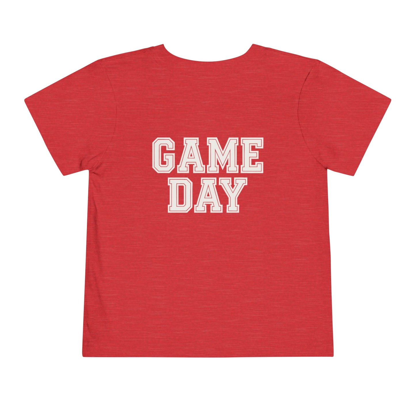 Game Day Toddler Tee - Cute Short Sleeve T-Shirt for Young Fans