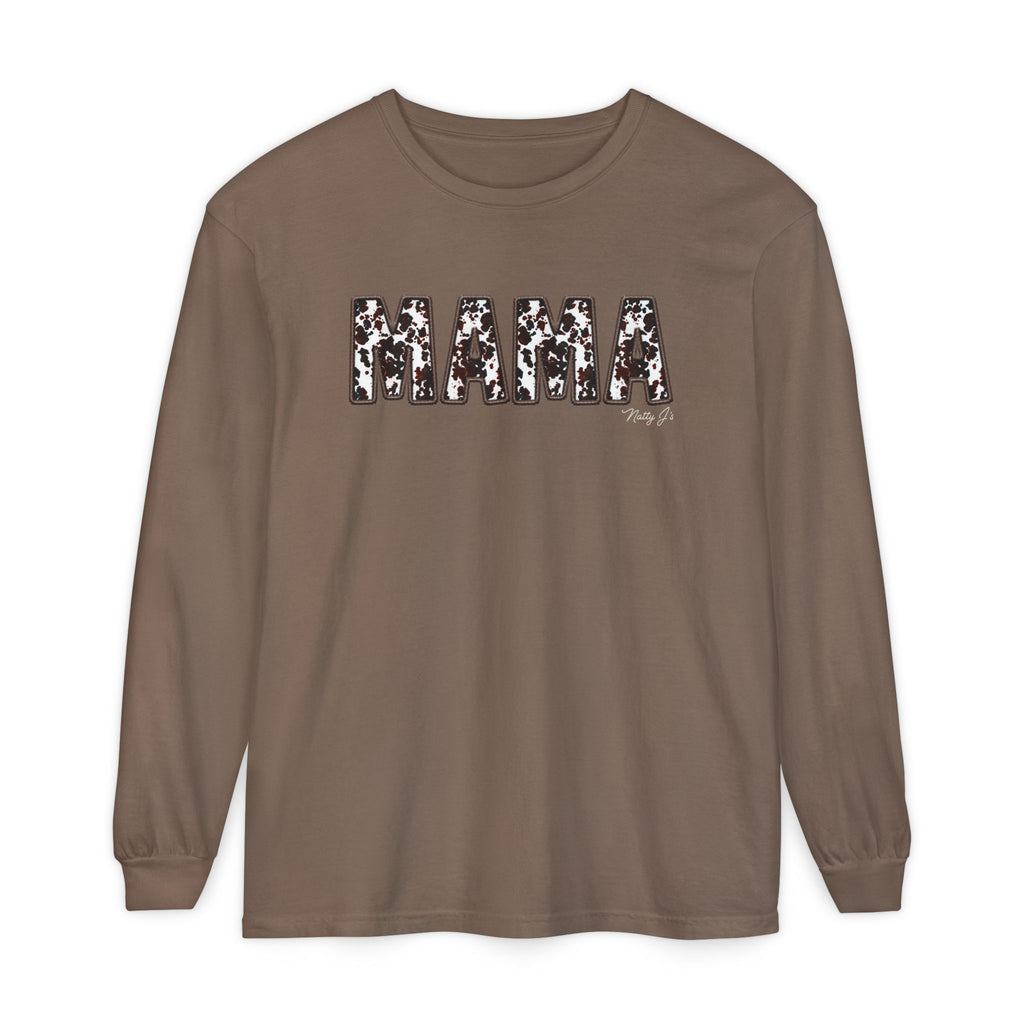 MAMA Cowhide Long Sleeve T-Shirt
