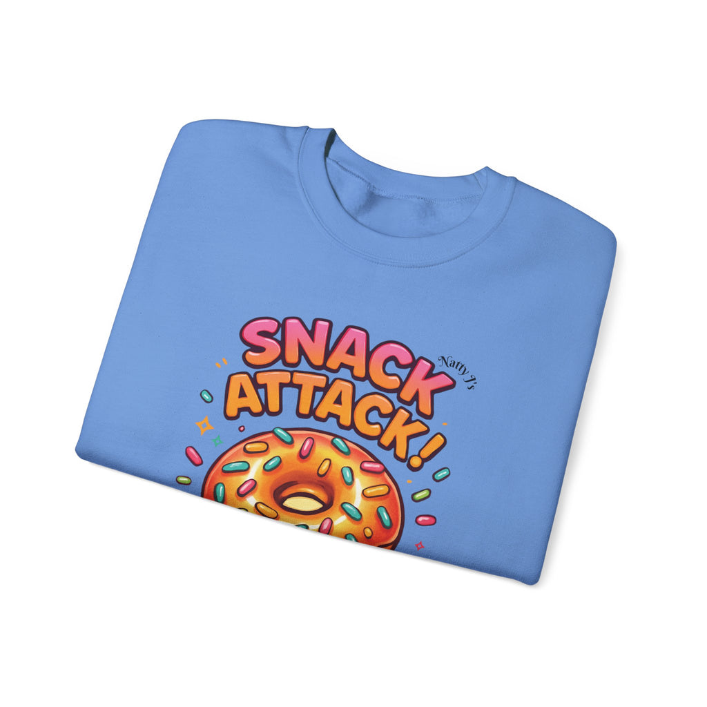 Snack Attack Donut Sprinkles Colorful Unisex Heavy Blend™ Crewneck Sweatshirt