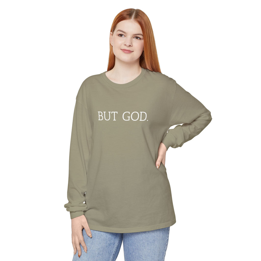 Garment-Dyed Long Sleeve Tee - Faith-Inspired Design, Comfortable Casual Wear, Perfect for Everyday & Gift Giving, Religious Apparel, [...]