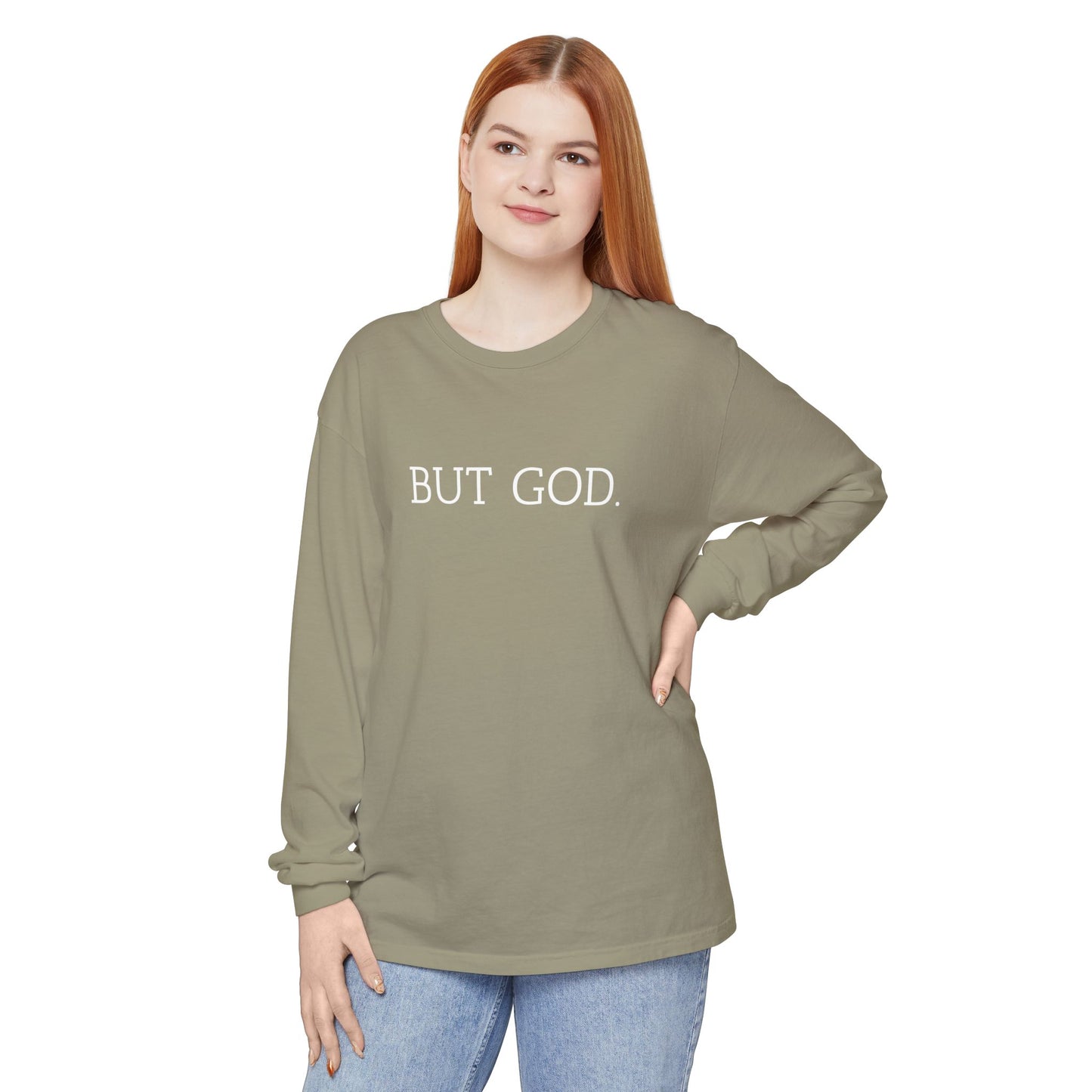 Garment-Dyed Long Sleeve Tee - Faith-Inspired Design, Comfortable Casual Wear, Perfect for Everyday & Gift Giving, Religious Apparel, [...]