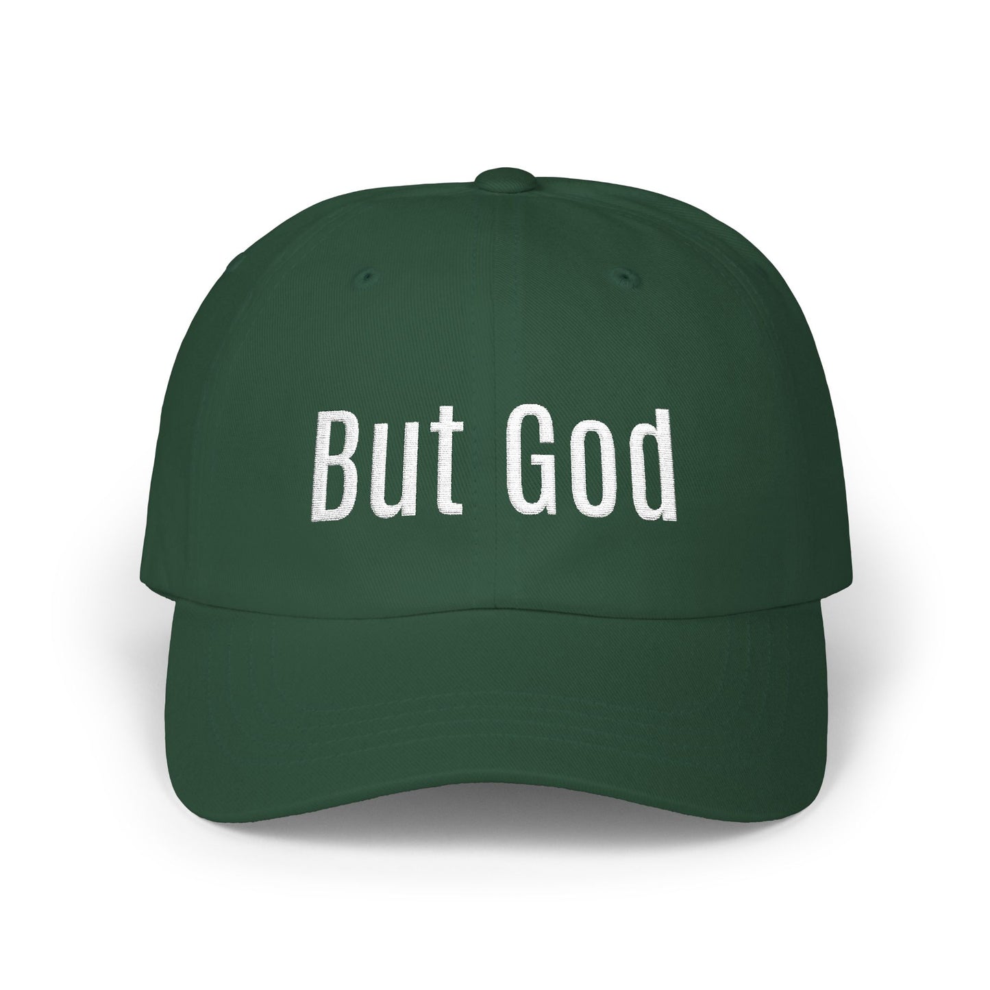 "But God" Embroidered Low Profile Baseball Cap - Casual Hat for Every Day