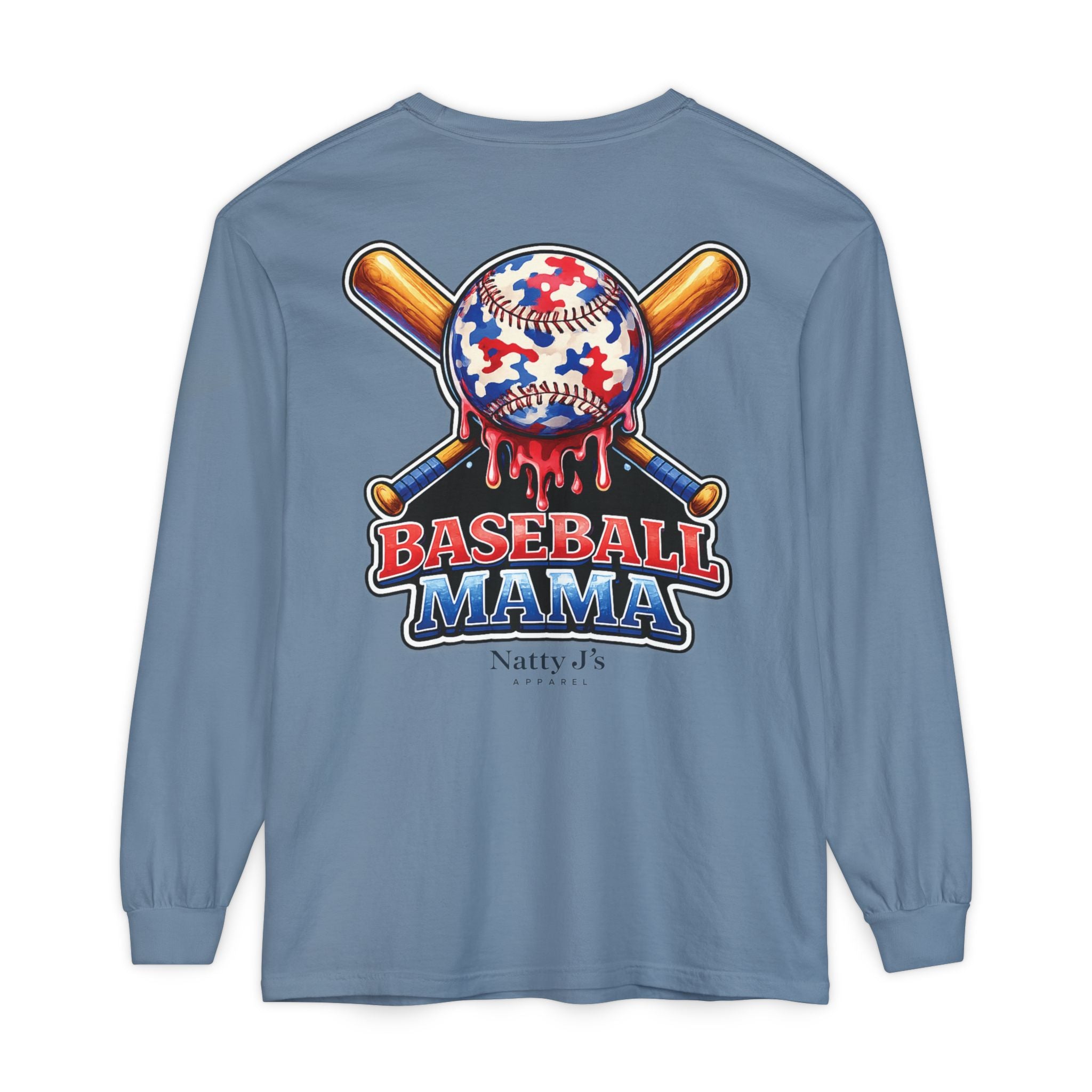 Natty J’s Baseball Mama Long Sleeve Shirt