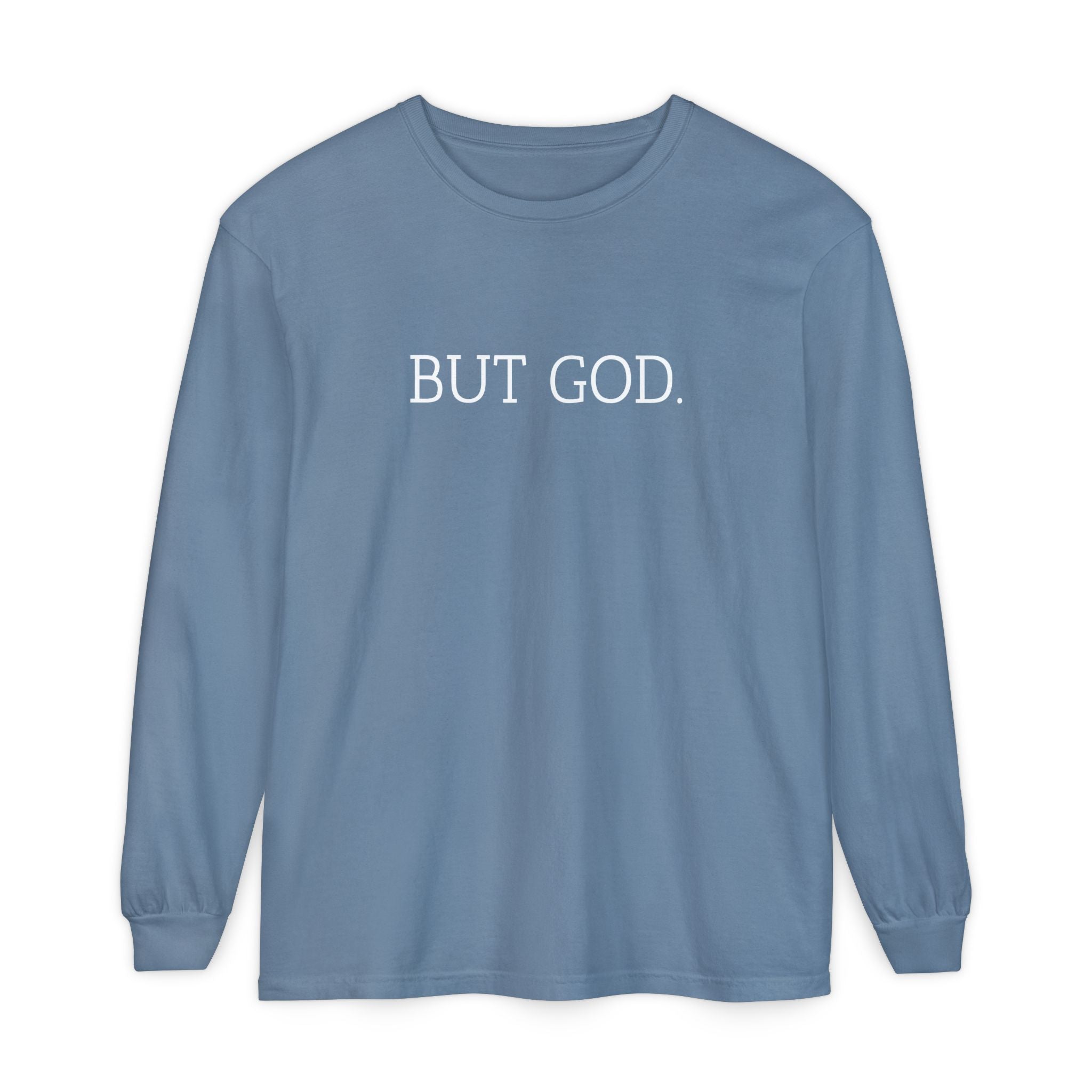 Garment-Dyed Long Sleeve Tee - Faith-Inspired Design, Comfortable Casual Wear, Perfect for Everyday & Gift Giving, Religious Apparel, [...]