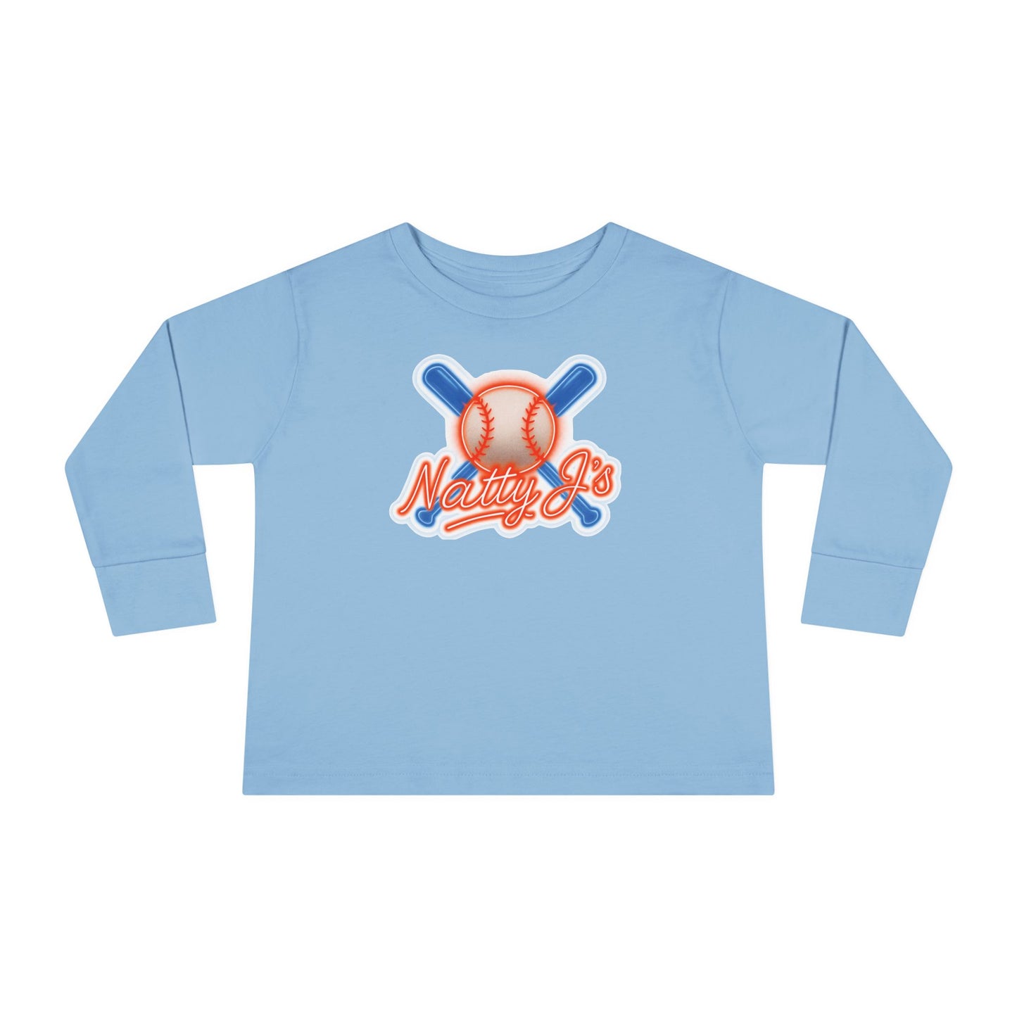 Baseball Themed Toddler Long Sleeve Tee - Perfect for Little Sluggers, Kids Sportswear, Birthday Gift, Casual Wear, Everyday Comfort
