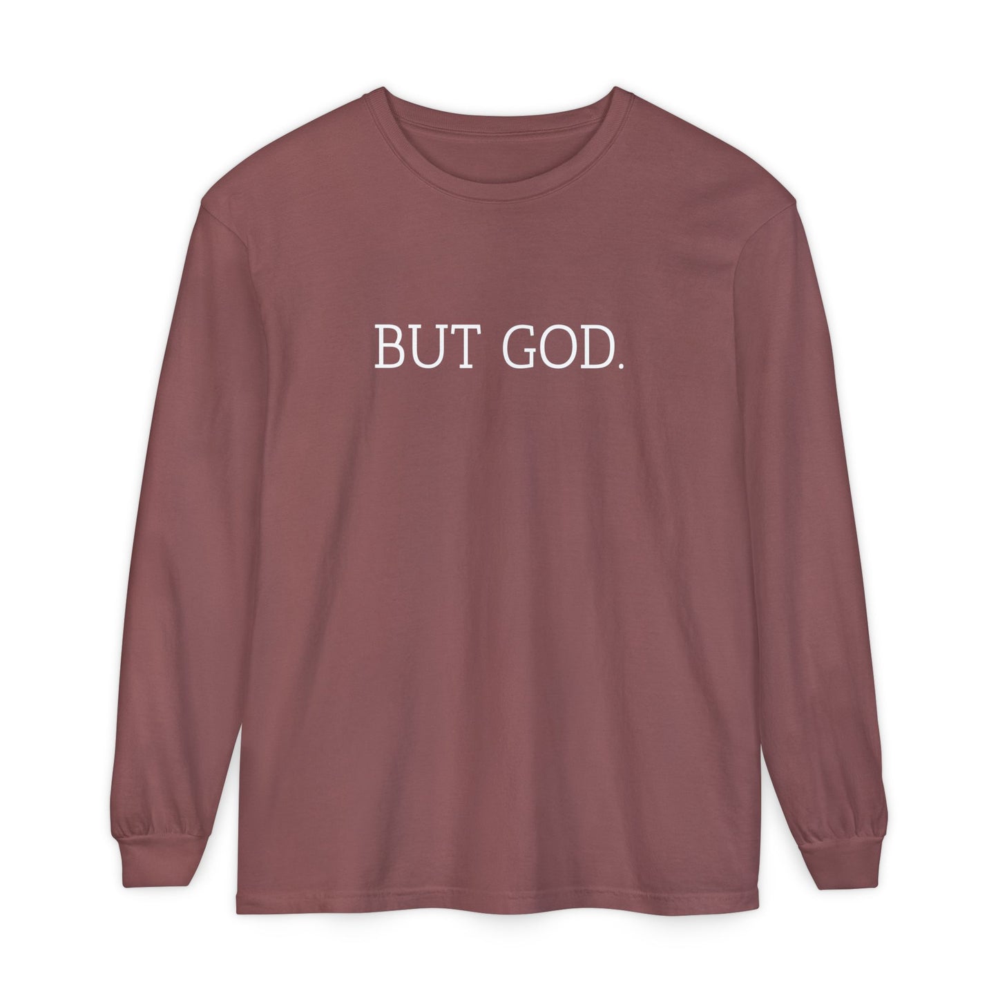 Garment-Dyed Long Sleeve Tee - Faith-Inspired Design, Comfortable Casual Wear, Perfect for Everyday & Gift Giving, Religious Apparel, [...]