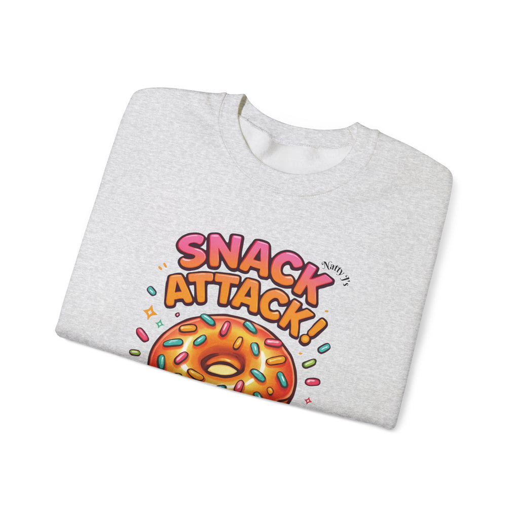 Snack Attack Donut Sprinkles Colorful Unisex Heavy Blend™ Crewneck Sweatshirt