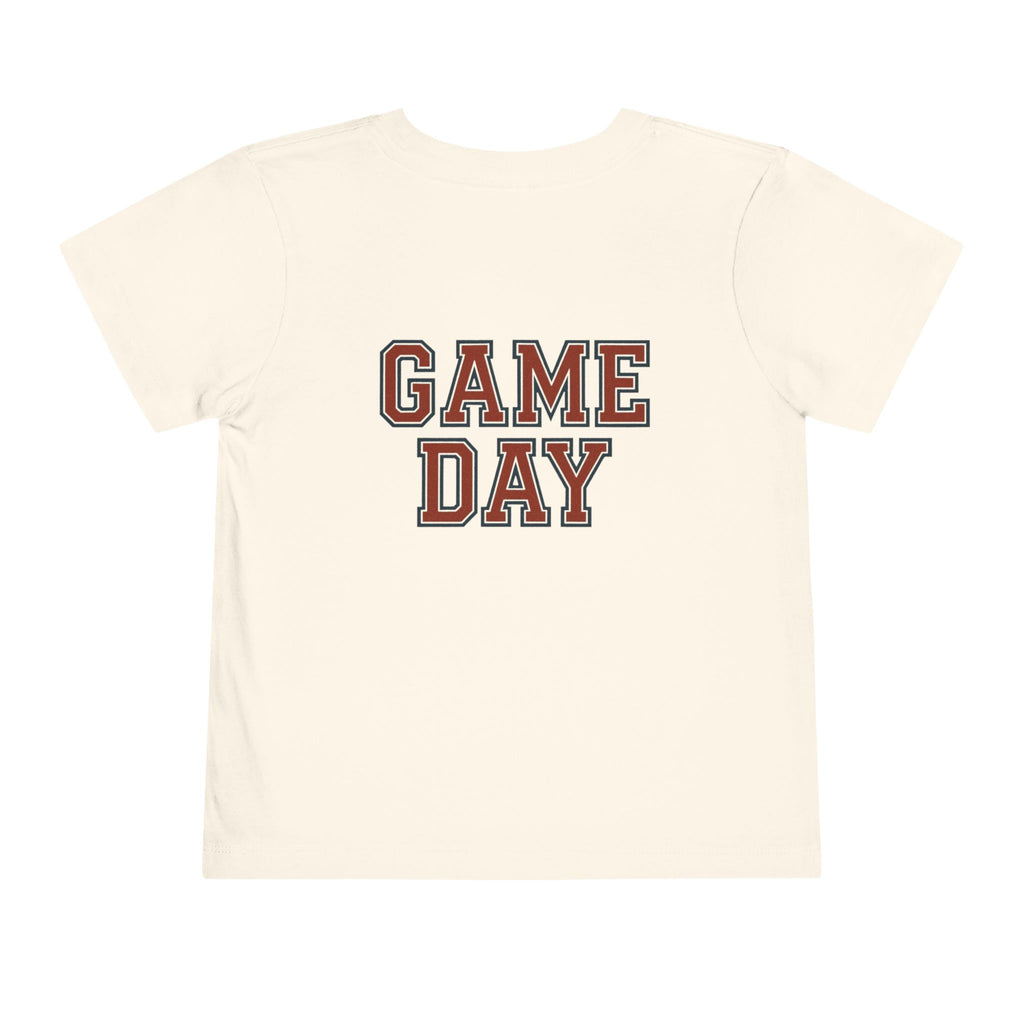 Game Day Toddler Tee - Cute Short Sleeve T-Shirt for Young Fans