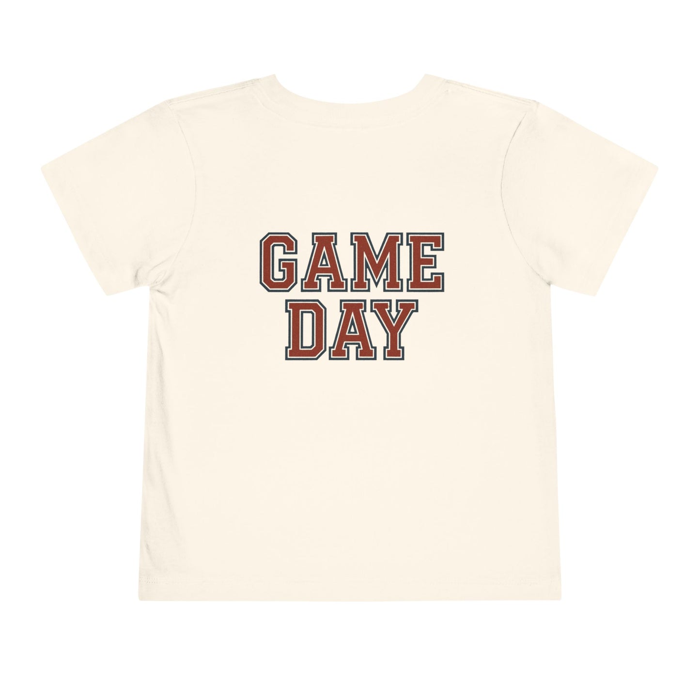 Game Day Toddler Tee - Cute Short Sleeve T-Shirt for Young Fans