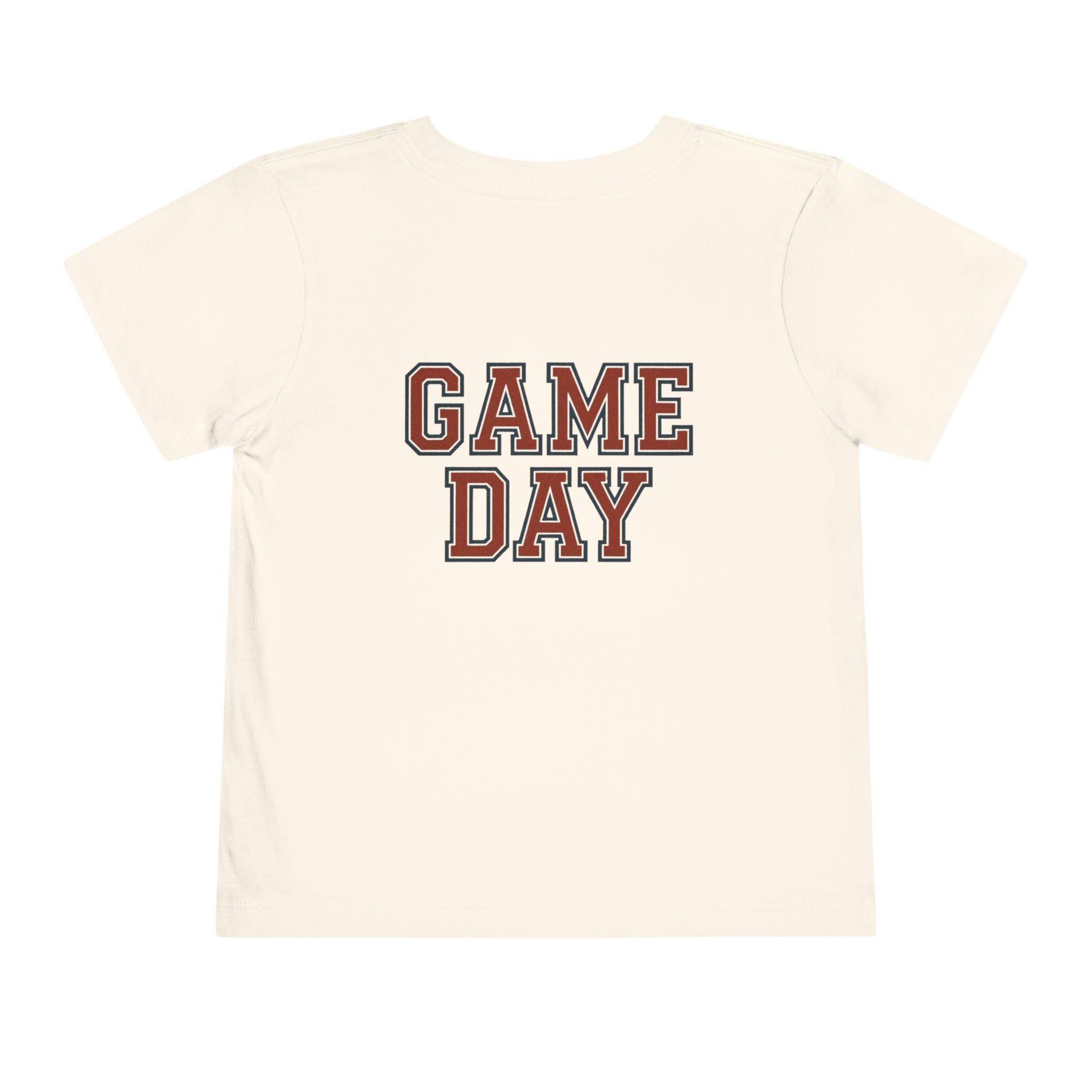Game Day Toddler Tee - Cute Short Sleeve T-Shirt for Young Fans