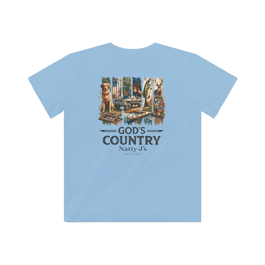 Natty J's Apparel God's Country Youth Tee