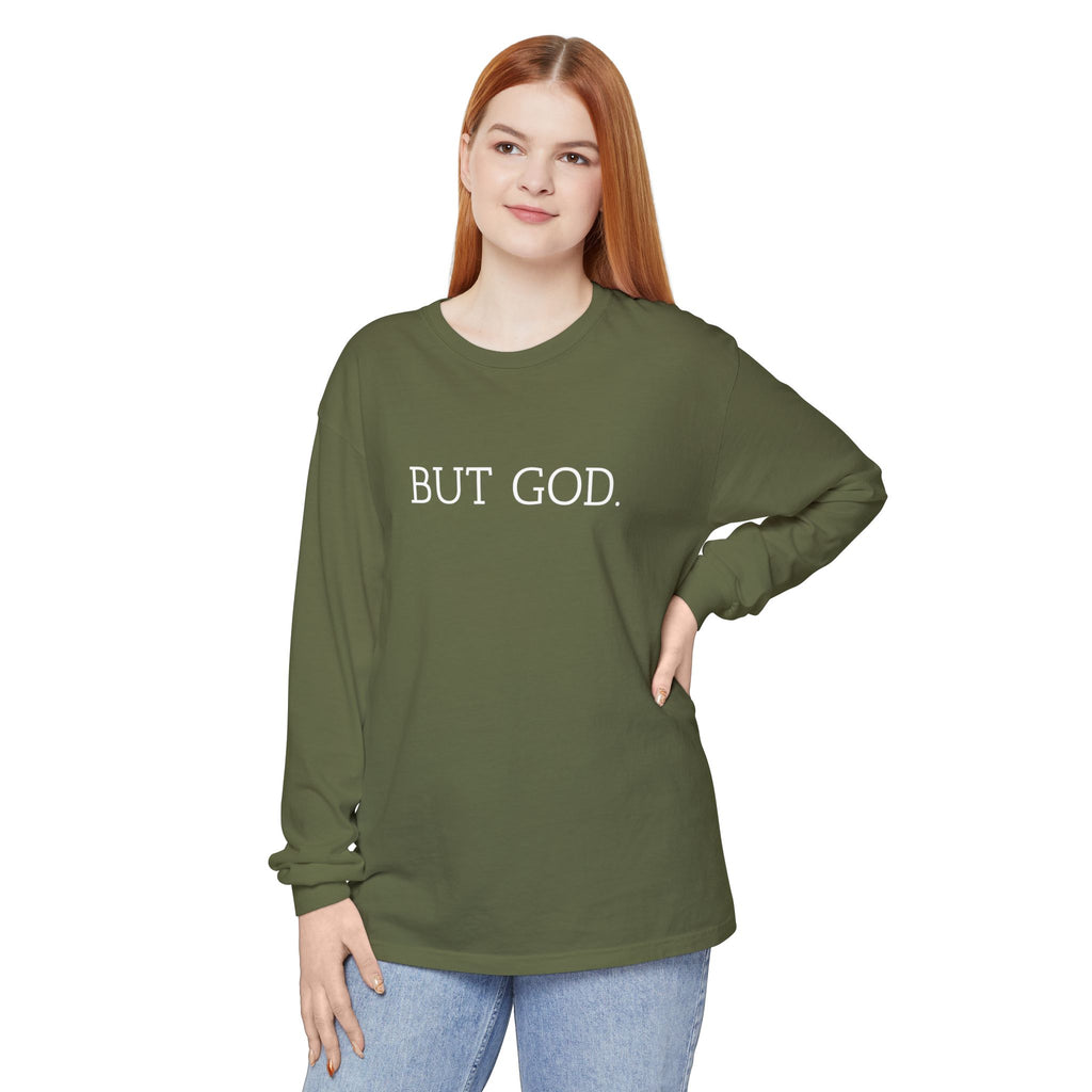 Garment-Dyed Long Sleeve Tee - Faith-Inspired Design, Comfortable Casual Wear, Perfect for Everyday & Gift Giving, Religious Apparel, [...]